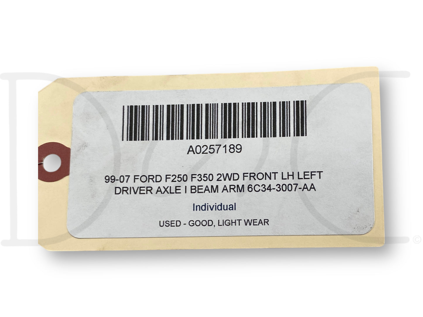 99-07 Ford F250 F350 2WD Front LH Left Driver Axle I Beam Arm 6C34-3007-Aa