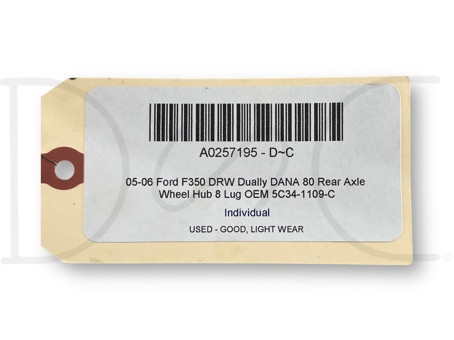 05-06 Ford F350 DRW Dually DANA 80 Rear Axle Wheel Hub 8 Lug OEM 5C34-1109-C