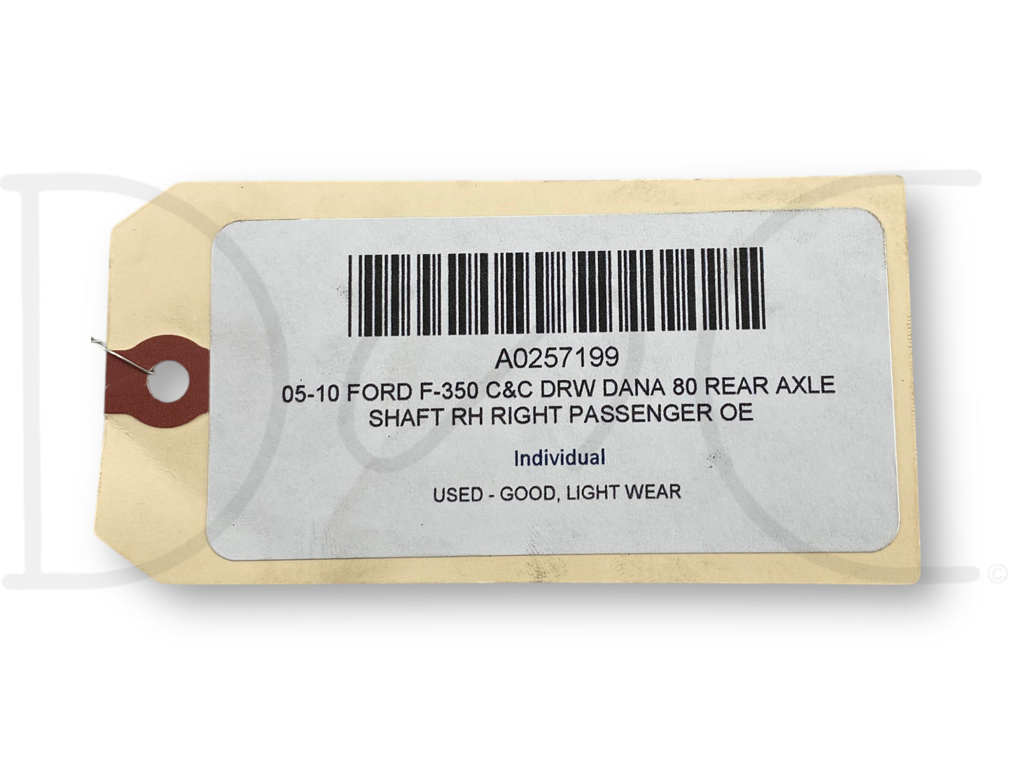 05-10 Ford F-350 C&C DRW DANA 80 Rear Axle Shaft RH Right Passenger OE