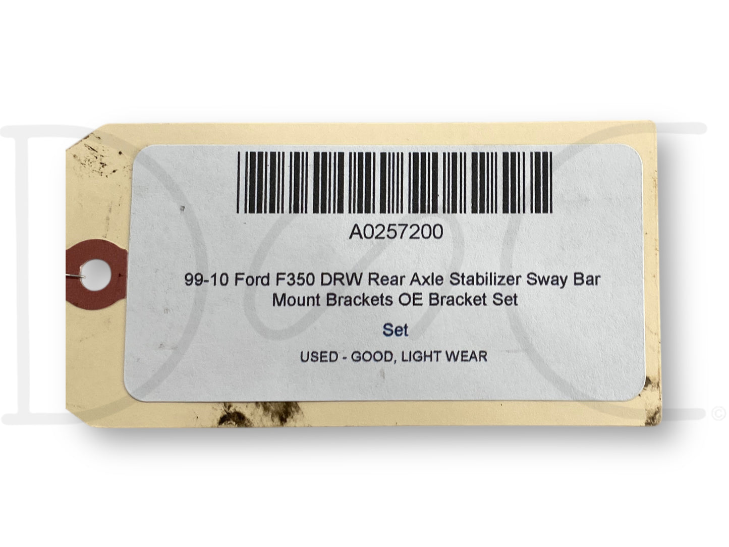 99-10 Ford F350 DRW Rear Axle Stabilizer Sway Bar Mount Brackets OE Bracket Set