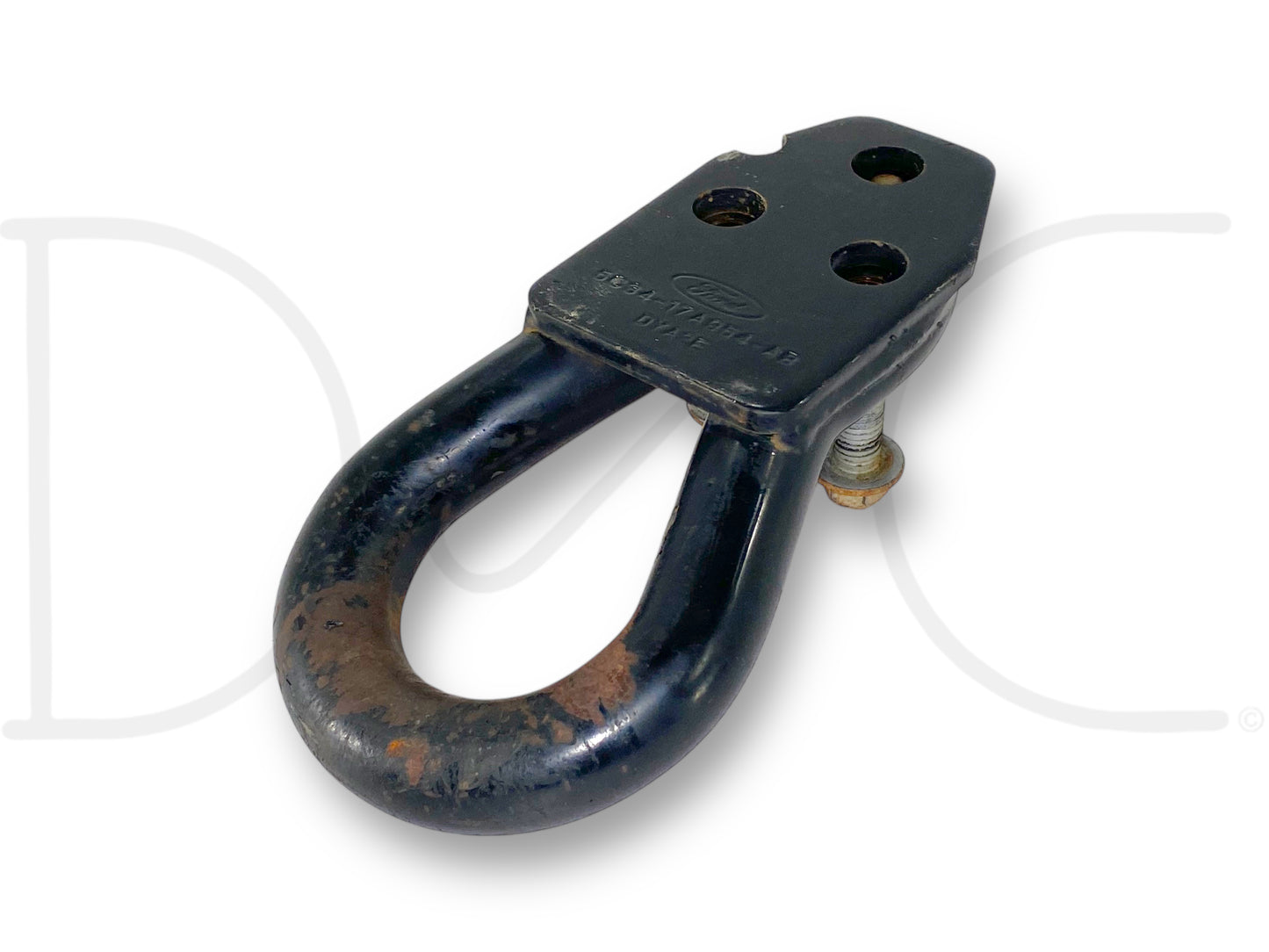00-07 Ford F250 F350 Tow Hook Recovery Loop Black W/ Bolts 5C34-17A954-AB