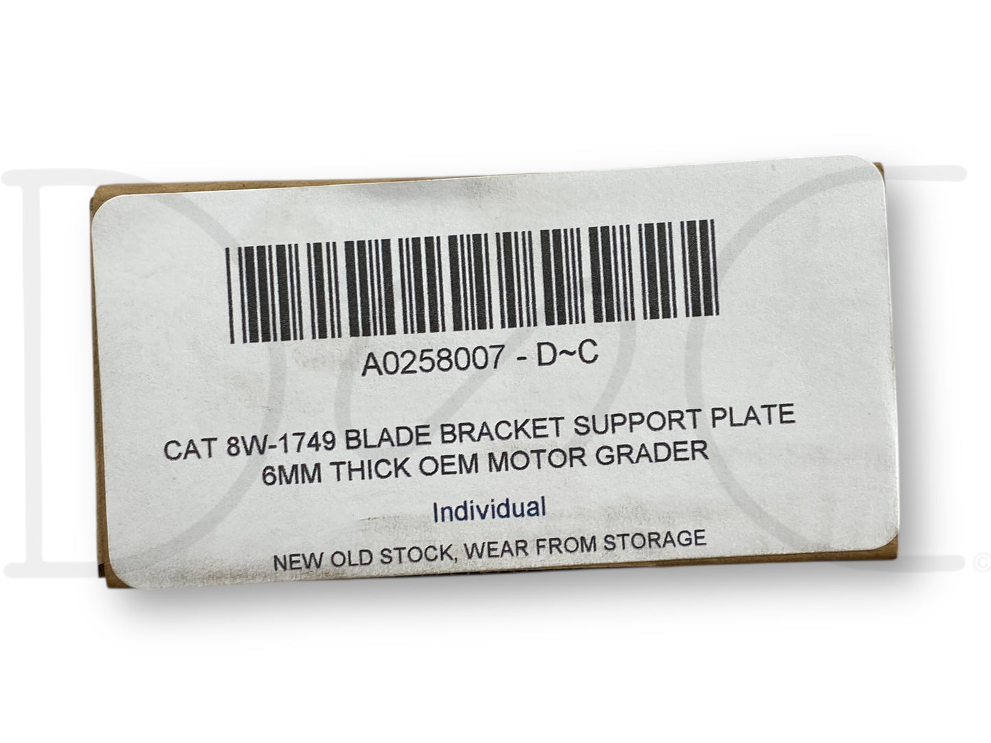 Cat 8W-1749 Blade Bracket Support Plate 6MM Thick OEM Motor Grader