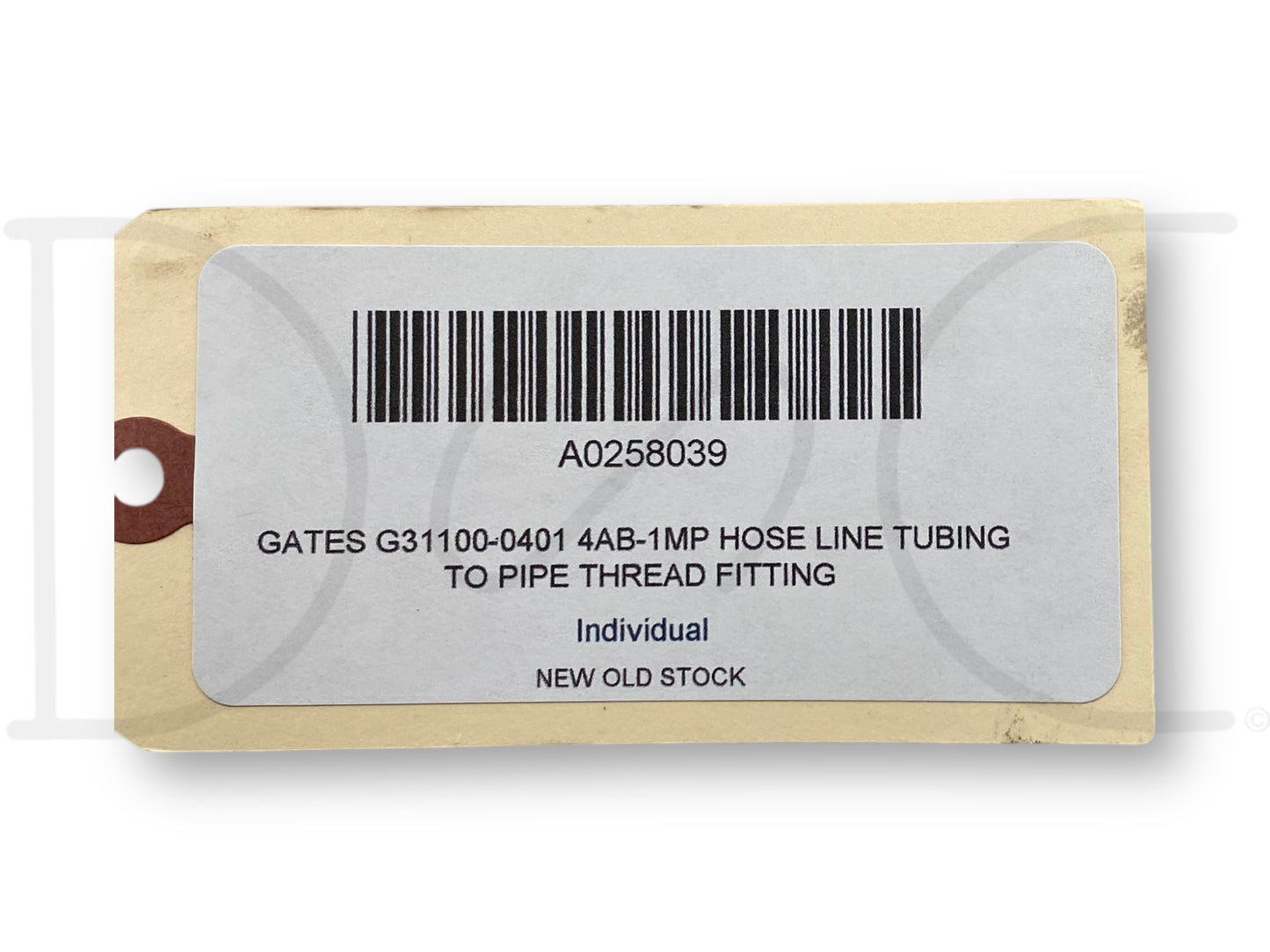 Gates G31100-0401 4Ab-1Mp Hose Line Tubing To Pipe Thread Fitting