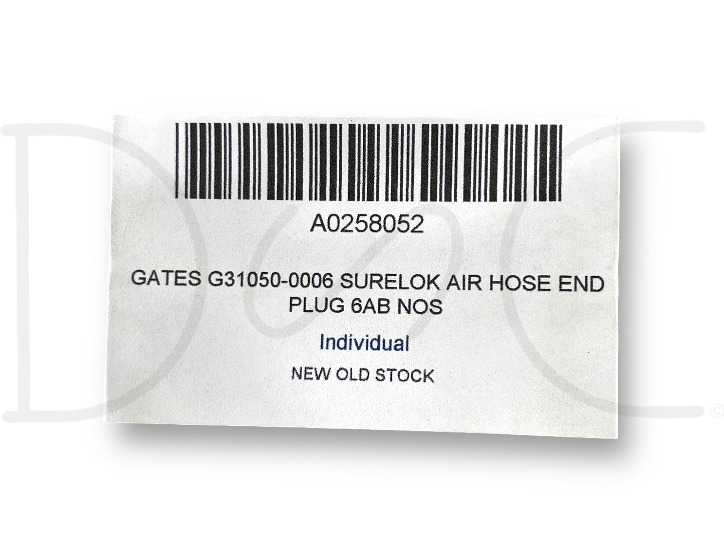 Gates G31050-0006 Surelok Air Hose End Plug 6Ab Nos