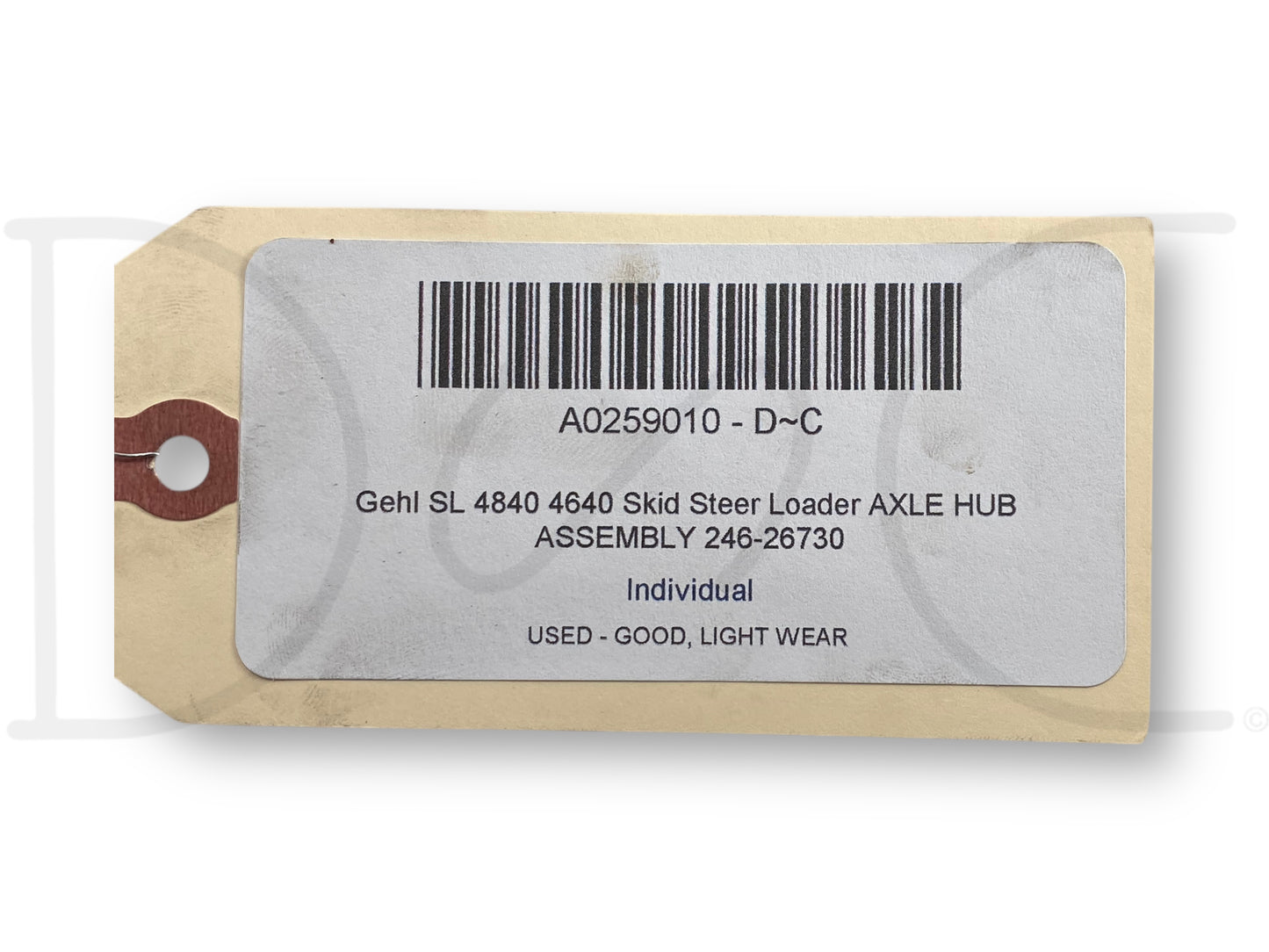 Gehl Sl 4840 4640 Skid Steer Loader Axle Hub Assembly 246-26730