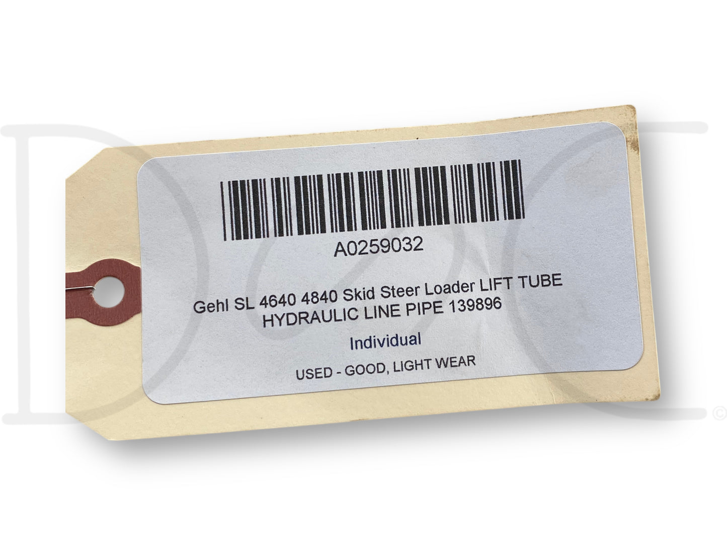 Gehl Sl 4640 4840 Skid Steer Loader Lift Tube Hydraulic Line Pipe 139896