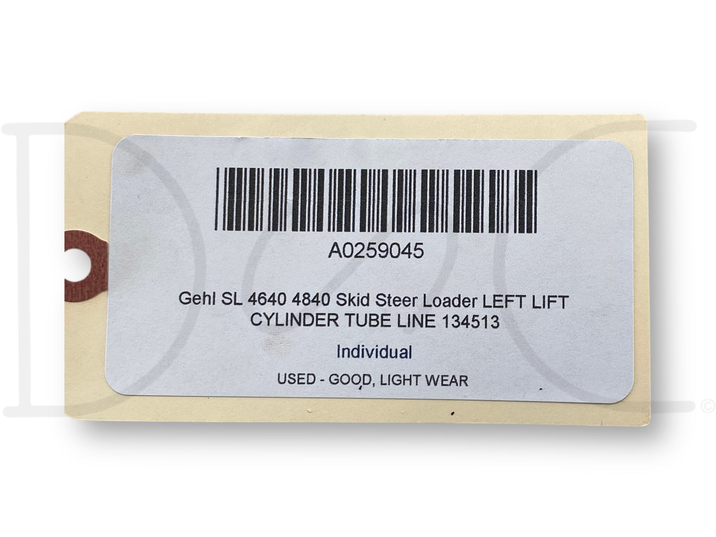 Gehl Sl 4640 4840 Skid Steer Loader Left Lift Cylinder Tube Line 134513