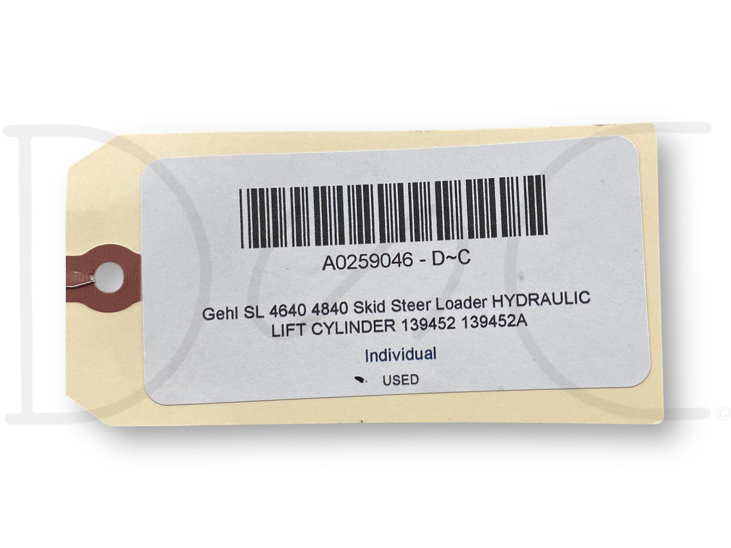 Gehl Sl 4640 4840 Skid Steer Loader Hydraulic Lift Cylinder 139452 139452A