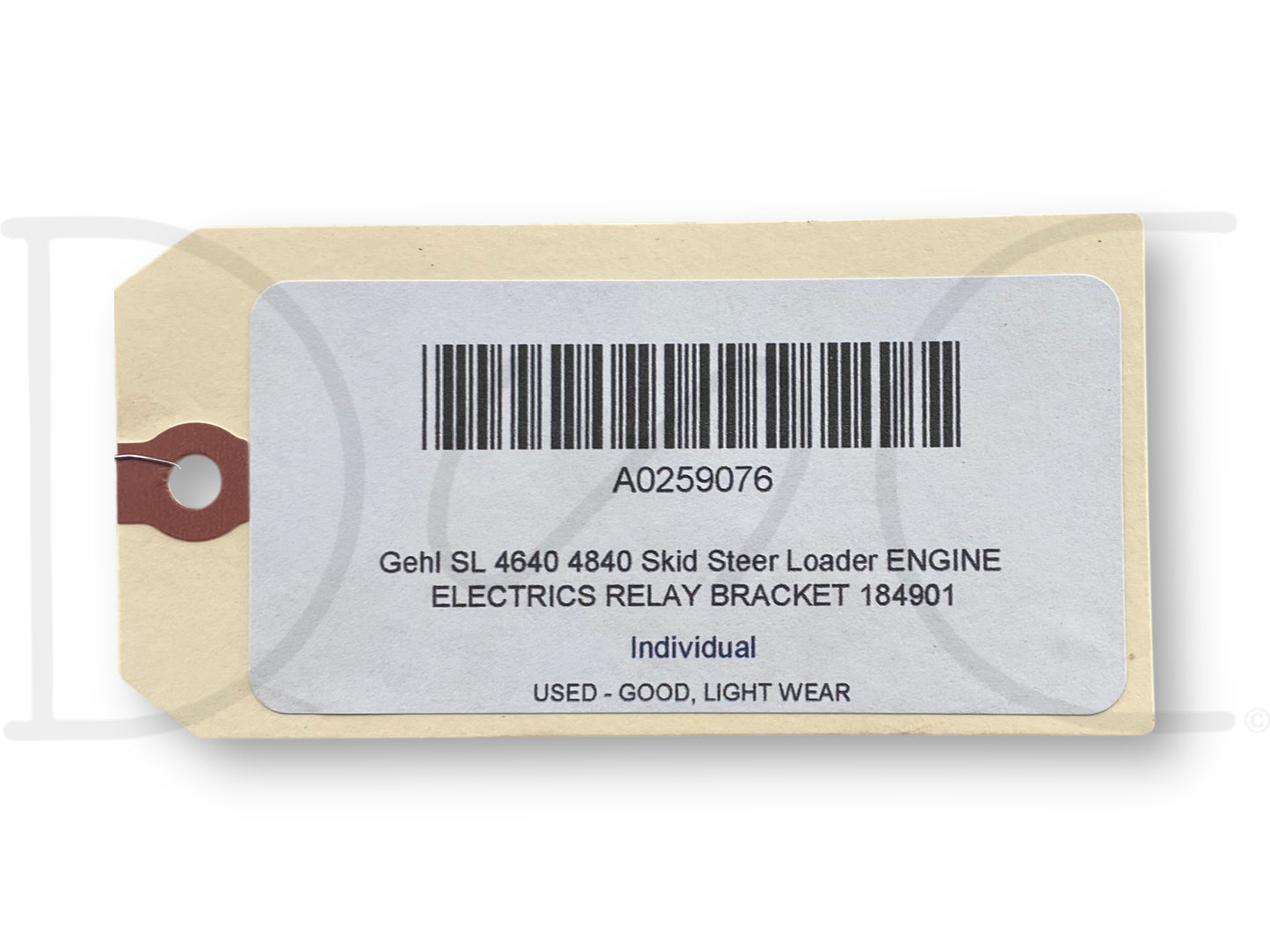 Gehl Sl 4640 4840 Skid Steer Loader Engine Electrics Relay Bracket 184901