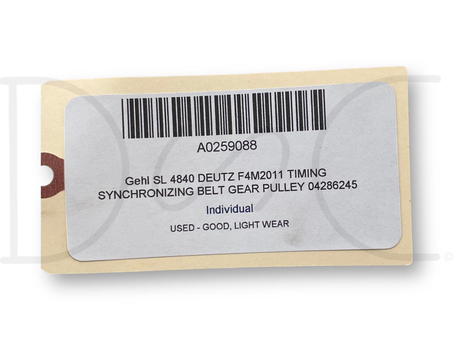 Gehl Sl 4840 Deutz F4M2011 Timing Synchronizing Belt Gear Pulley 04286245