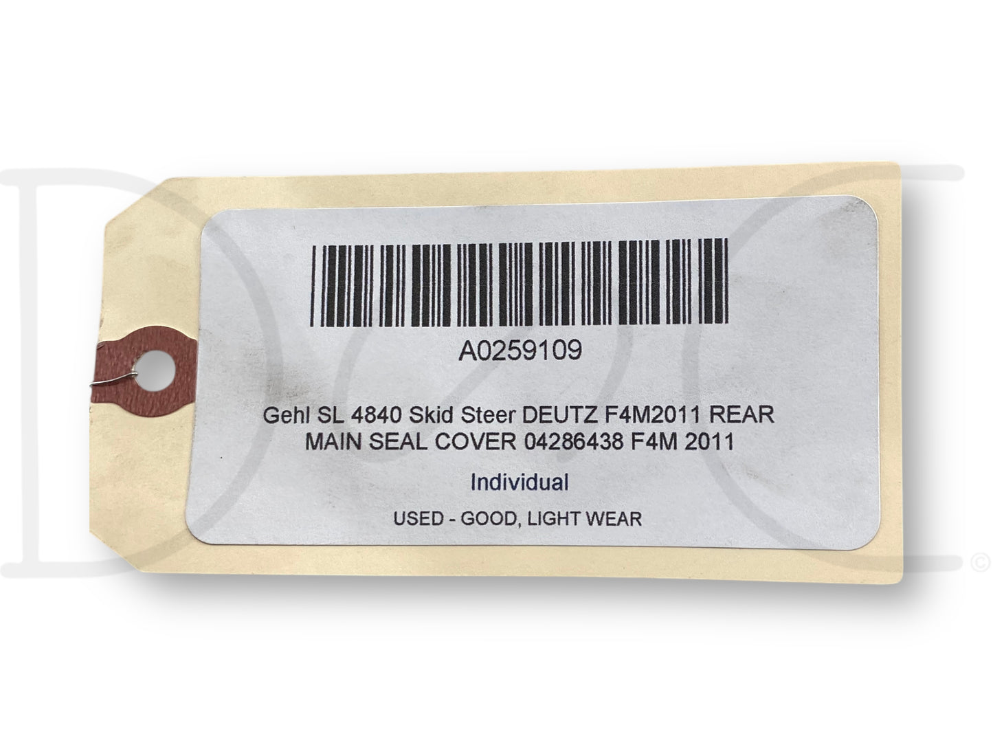 Gehl Sl 4840 Skid Steer Deutz F4M2011 Rear Main Seal Cover 04286438 F4M 2011