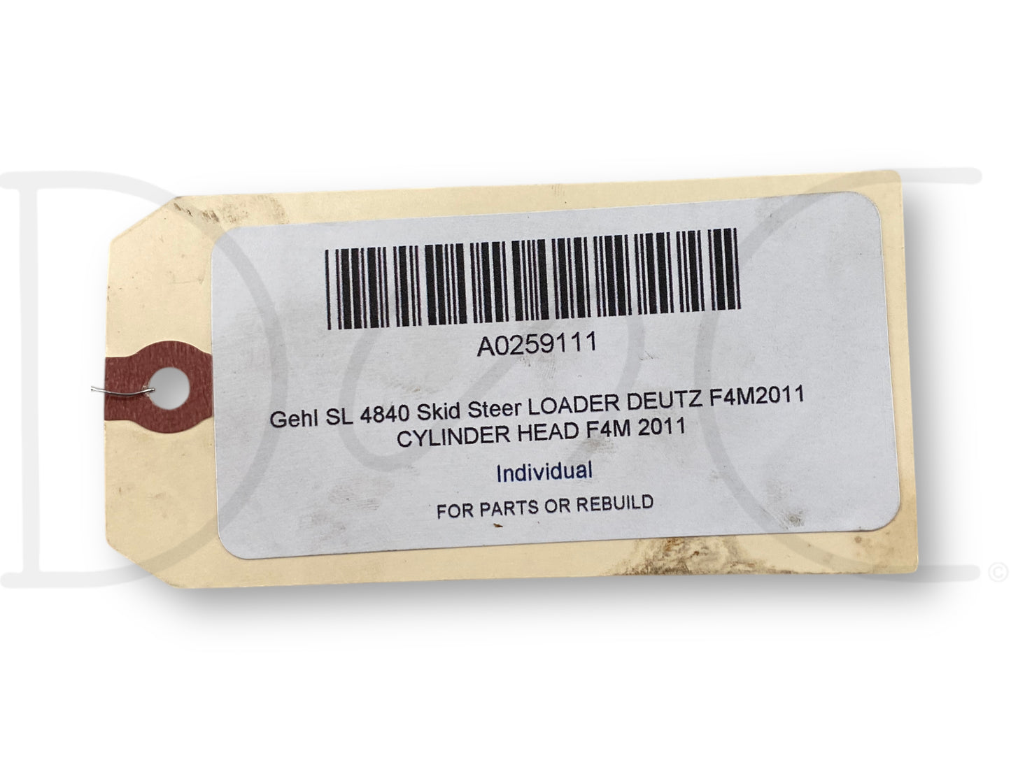 Gehl Sl 4840 Skid Steer Loader Deutz F4M2011 Cylinder Head F4M 2011