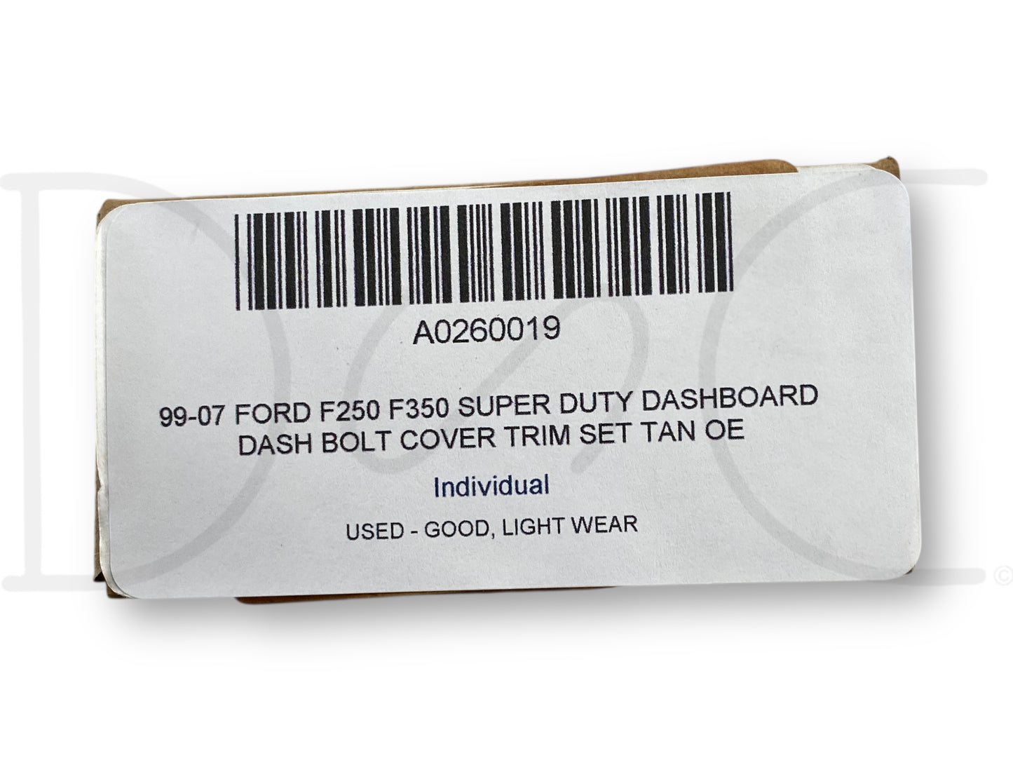 99-07 Ford F250 F350 Super Duty Dashboard Dash Bolt Cover Trim Set Tan OE