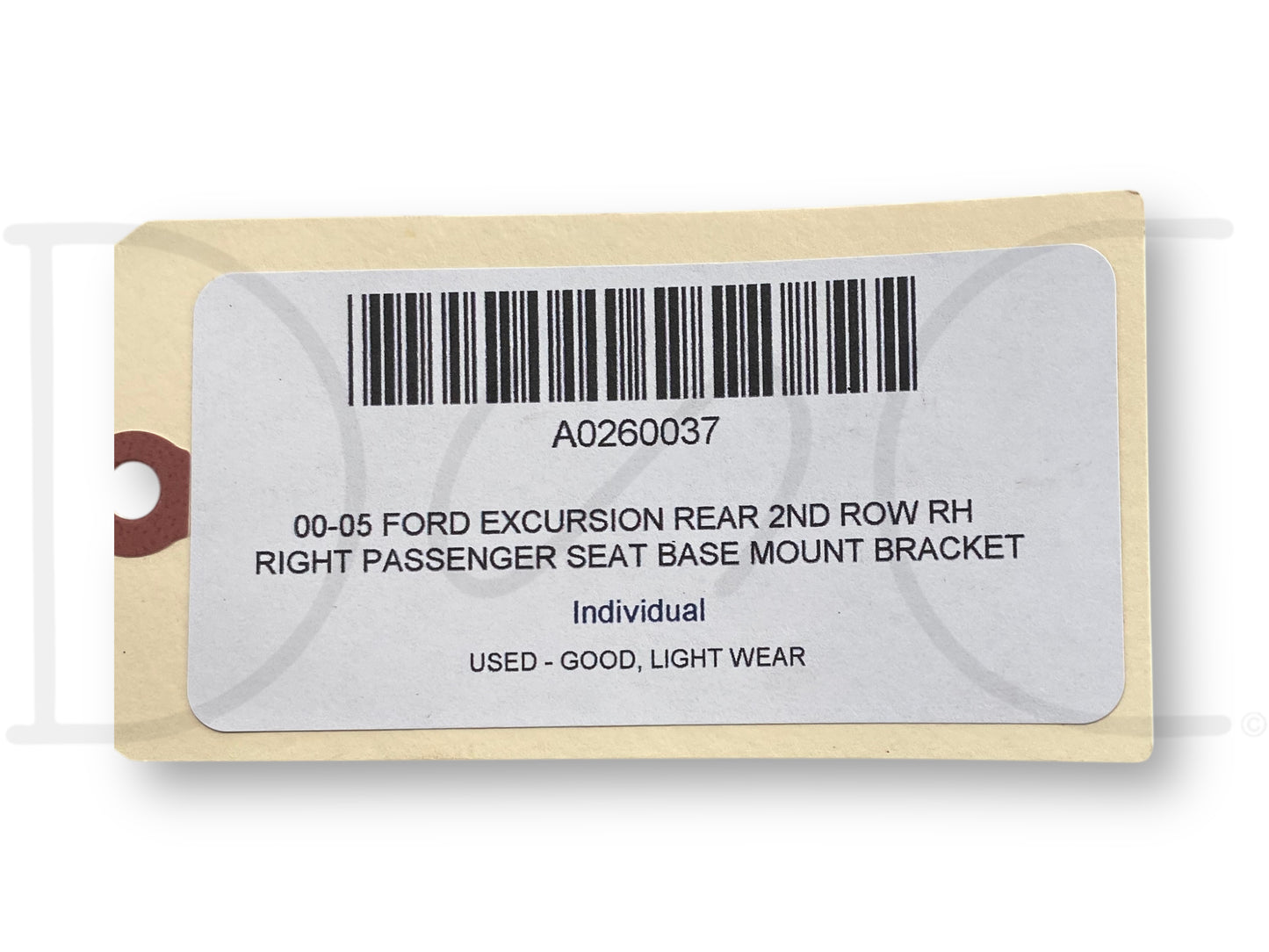 00-05 Ford Excursion Rear 2Nd Row RH Right Passenger Seat Base Mount Bracket