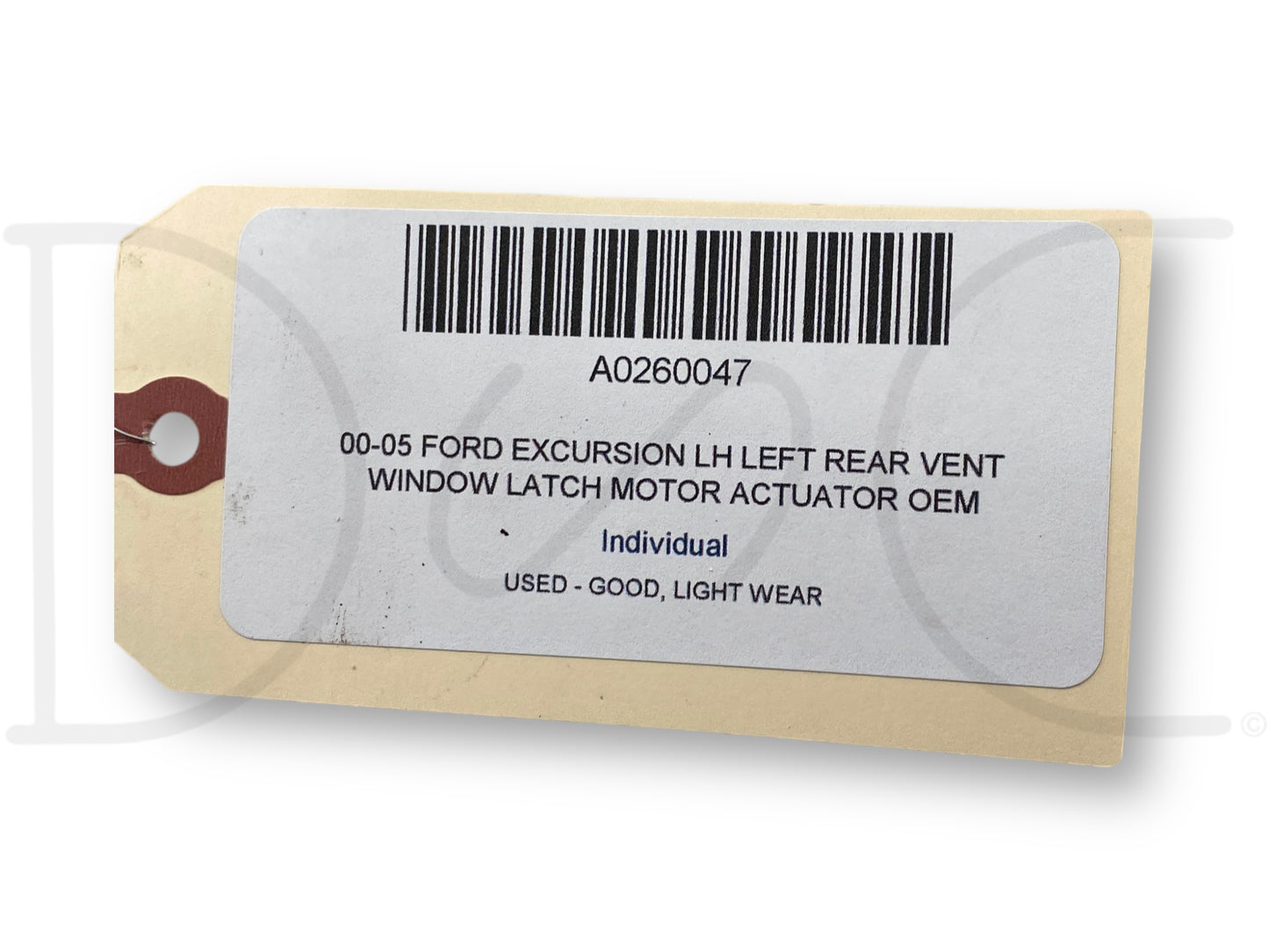 00-05 Ford Excursion LH Left Rear Vent Window Latch Motor Actuator OEM