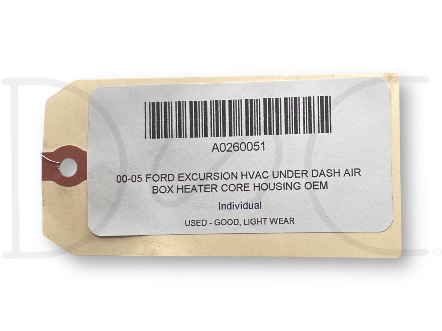 00-05 Ford Excursion HVAC Under Dash Air Box Heater Core Housing OEM