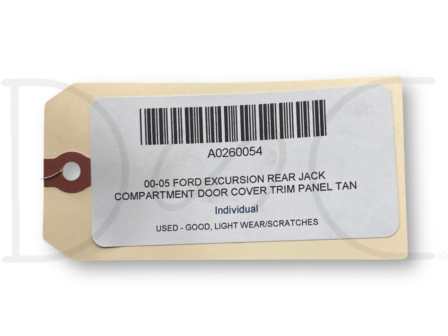 00-05 Ford Excursion Rear Jack Compartment Door Cover Trim Panel Tan OE