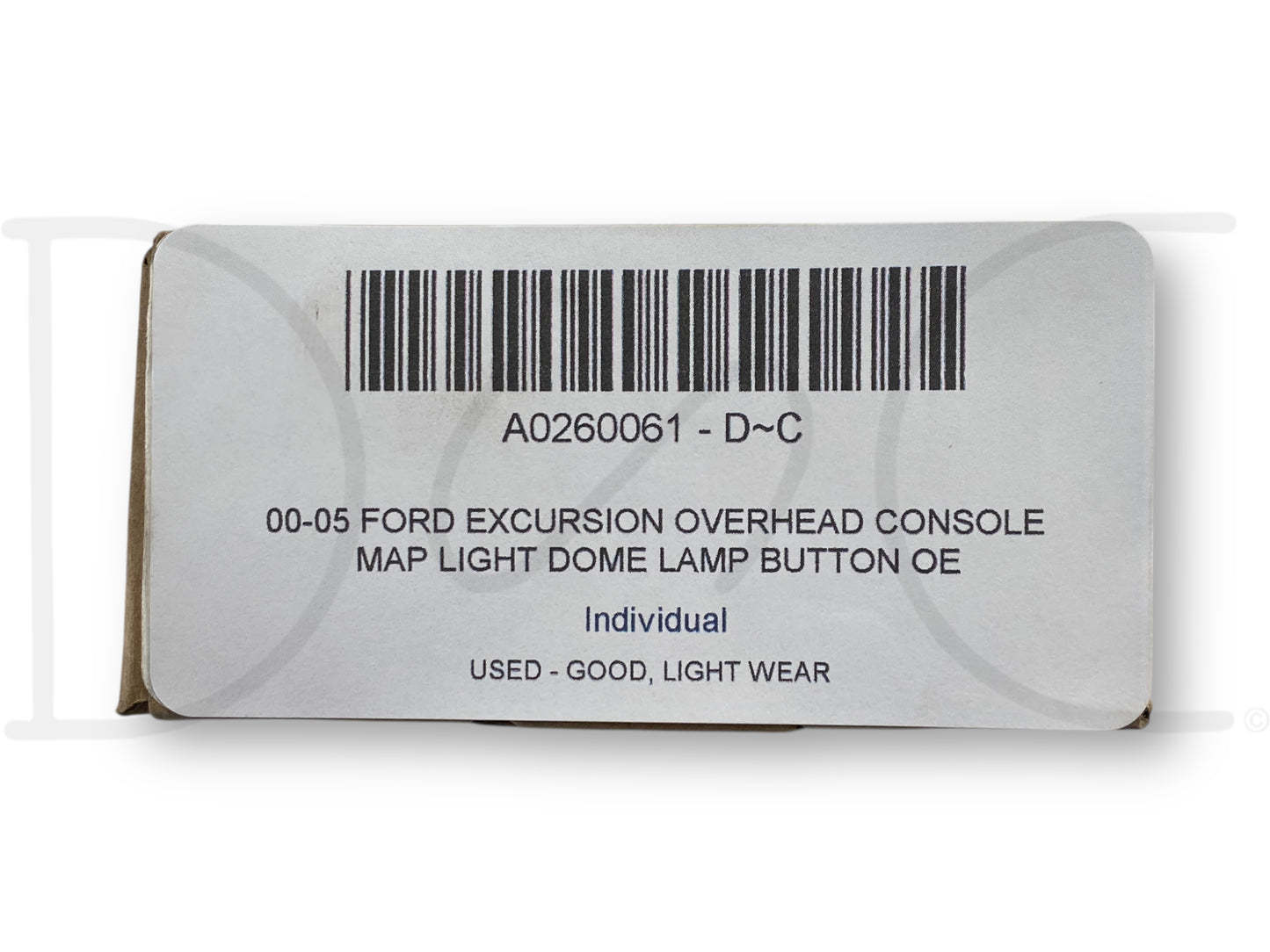 00-05 Ford Excursion Overhead Console Map Light Dome Lamp Button OE