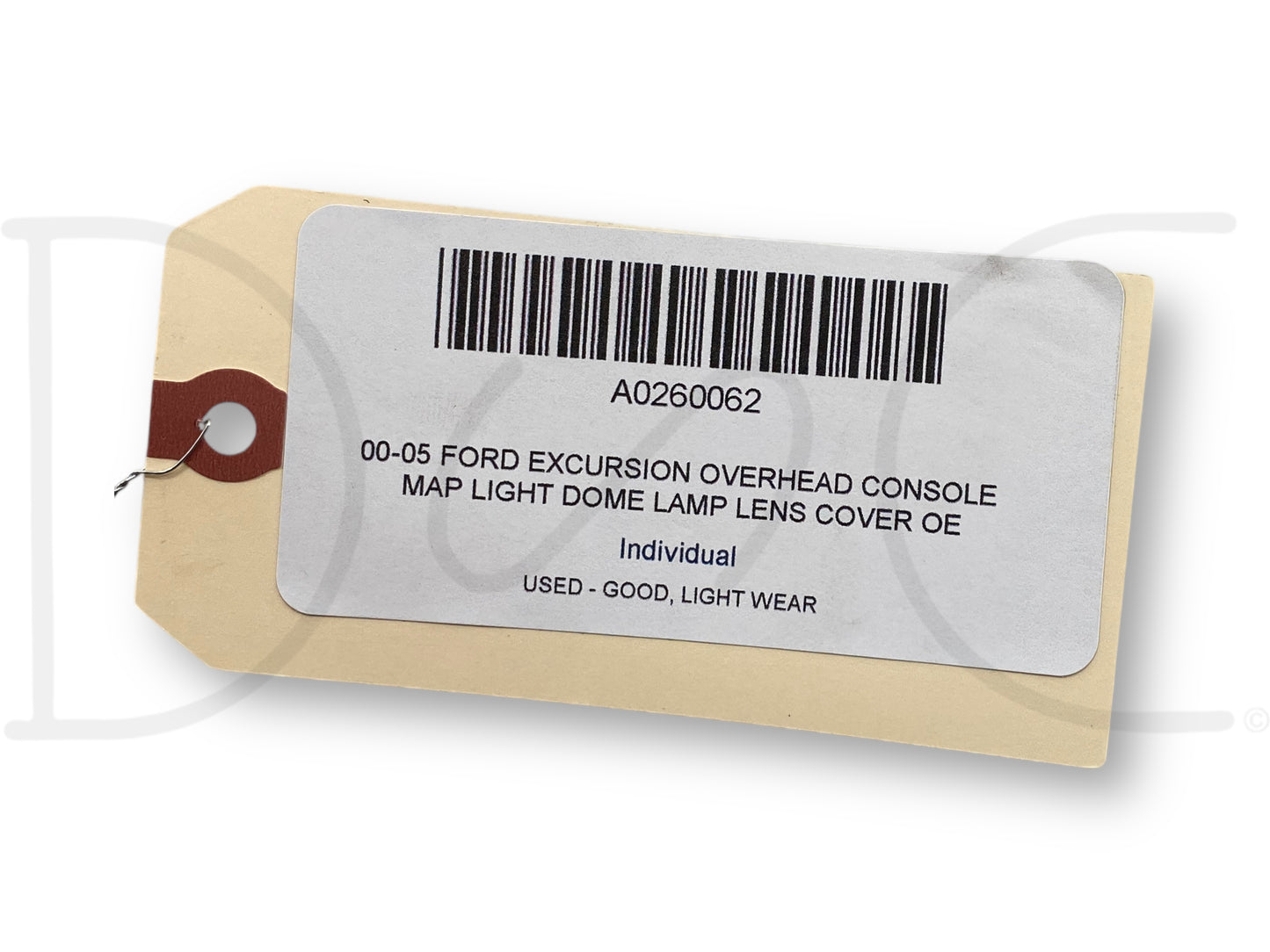 00-05 Ford Excursion Overhead Console Map Light Dome Lamp Lens Cover OE