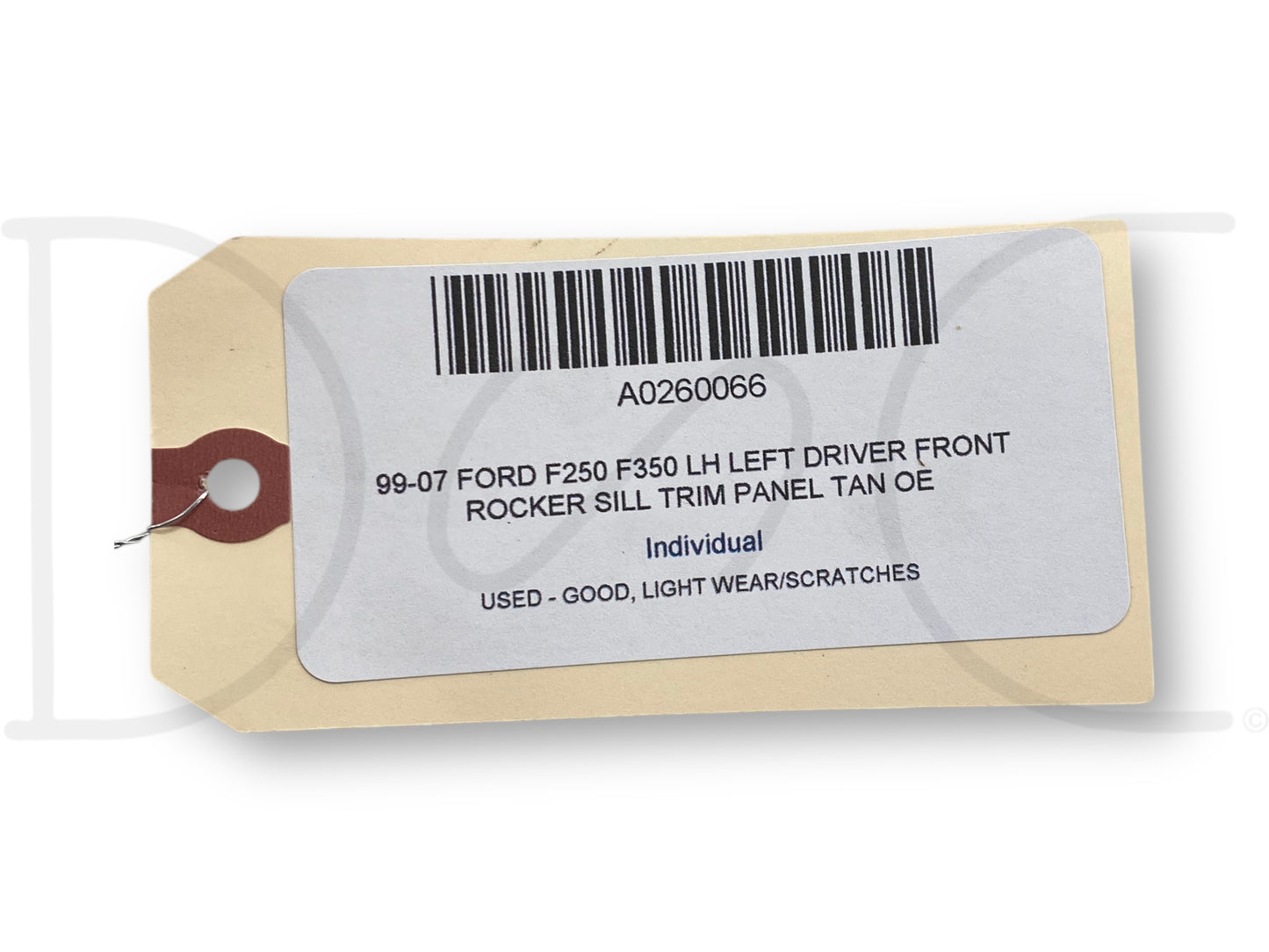 99-07 Ford F250 F350 LH Left Driver Front Rocker Sill Trim Panel Tan OE