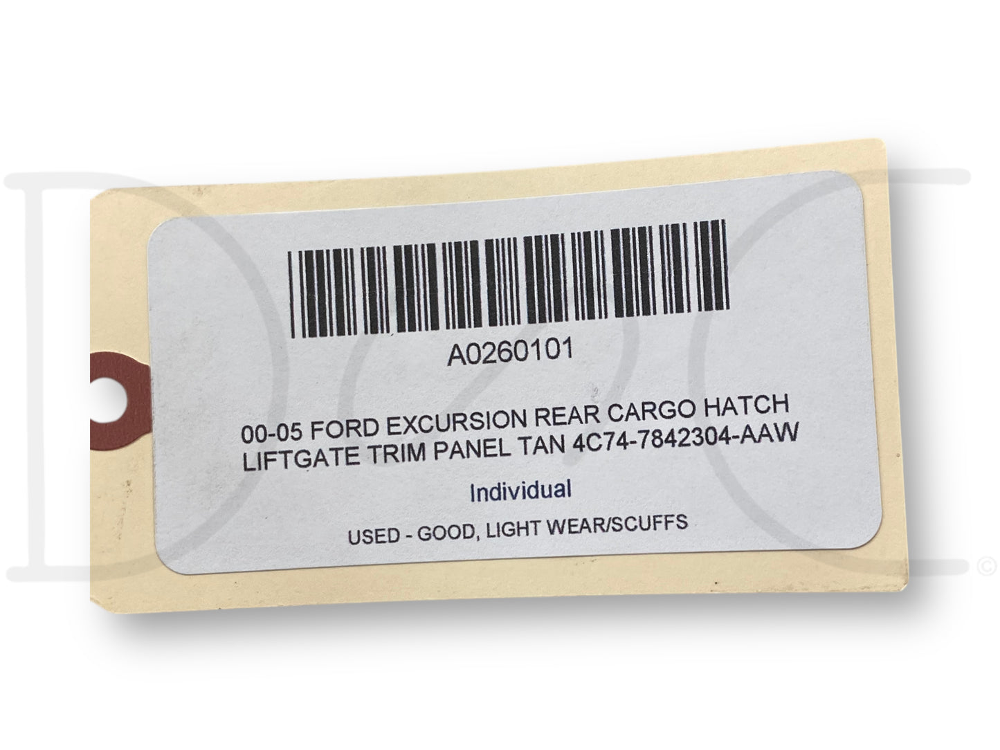 00-05 Ford Excursion Rear Cargo Hatch Liftgate Trim Panel Tan 4C74-7842304-Aaw