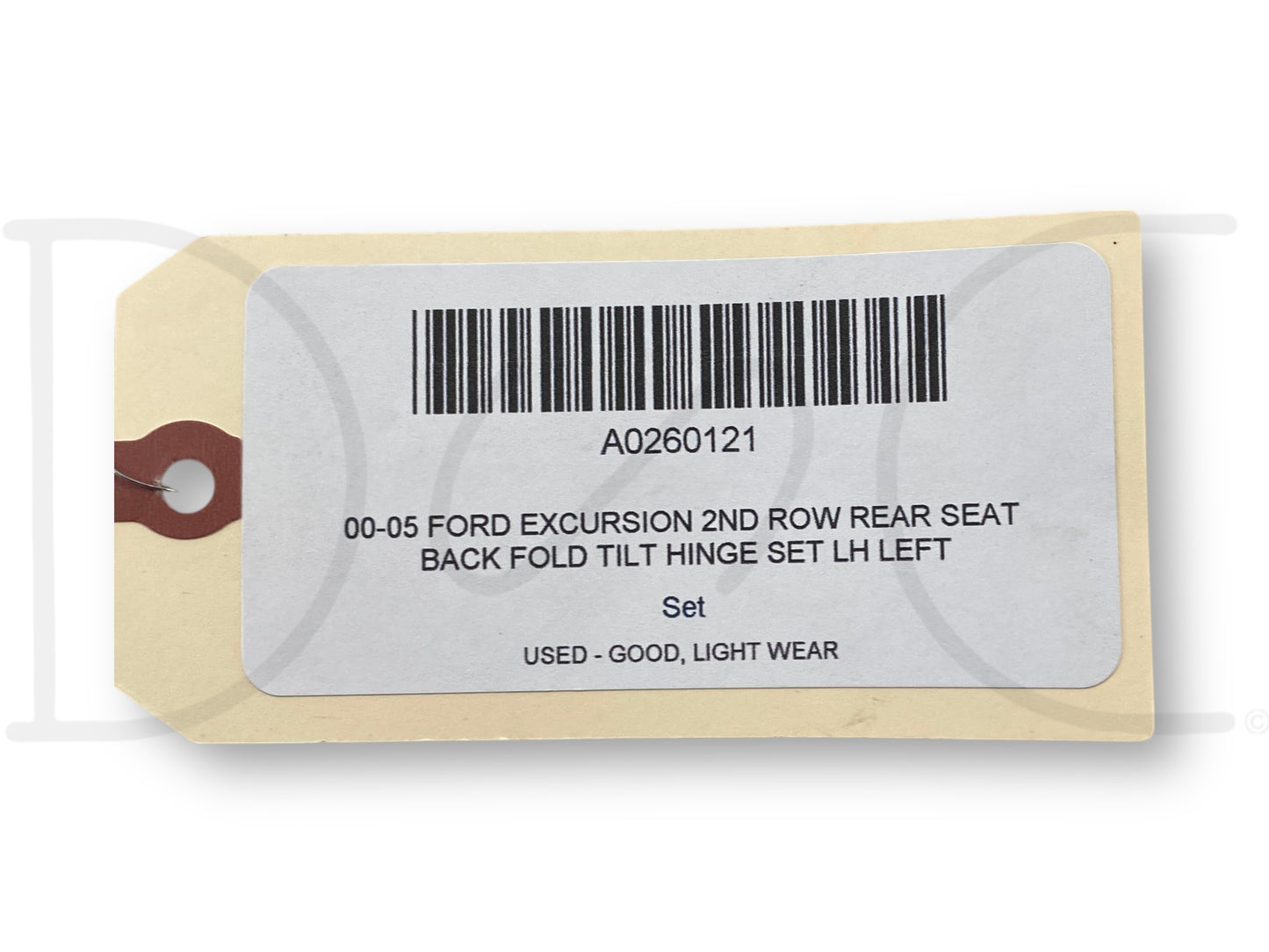 00-05 Ford Excursion 2Nd Row Rear Seat Back Fold Tilt Hinge Set LH Left