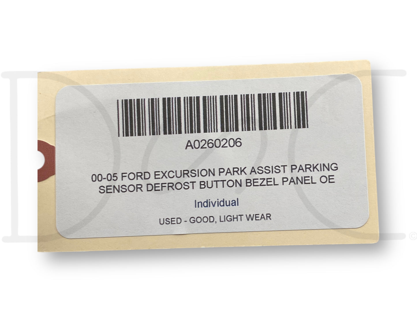 00-05 Ford Excursion Park Assist Parking Sensor Defrost Button Bezel Panel OE