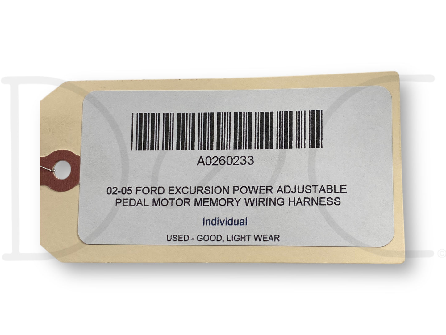 02-05 Ford Excursion Power Adjustable Pedal Motor Memory Wiring Harness