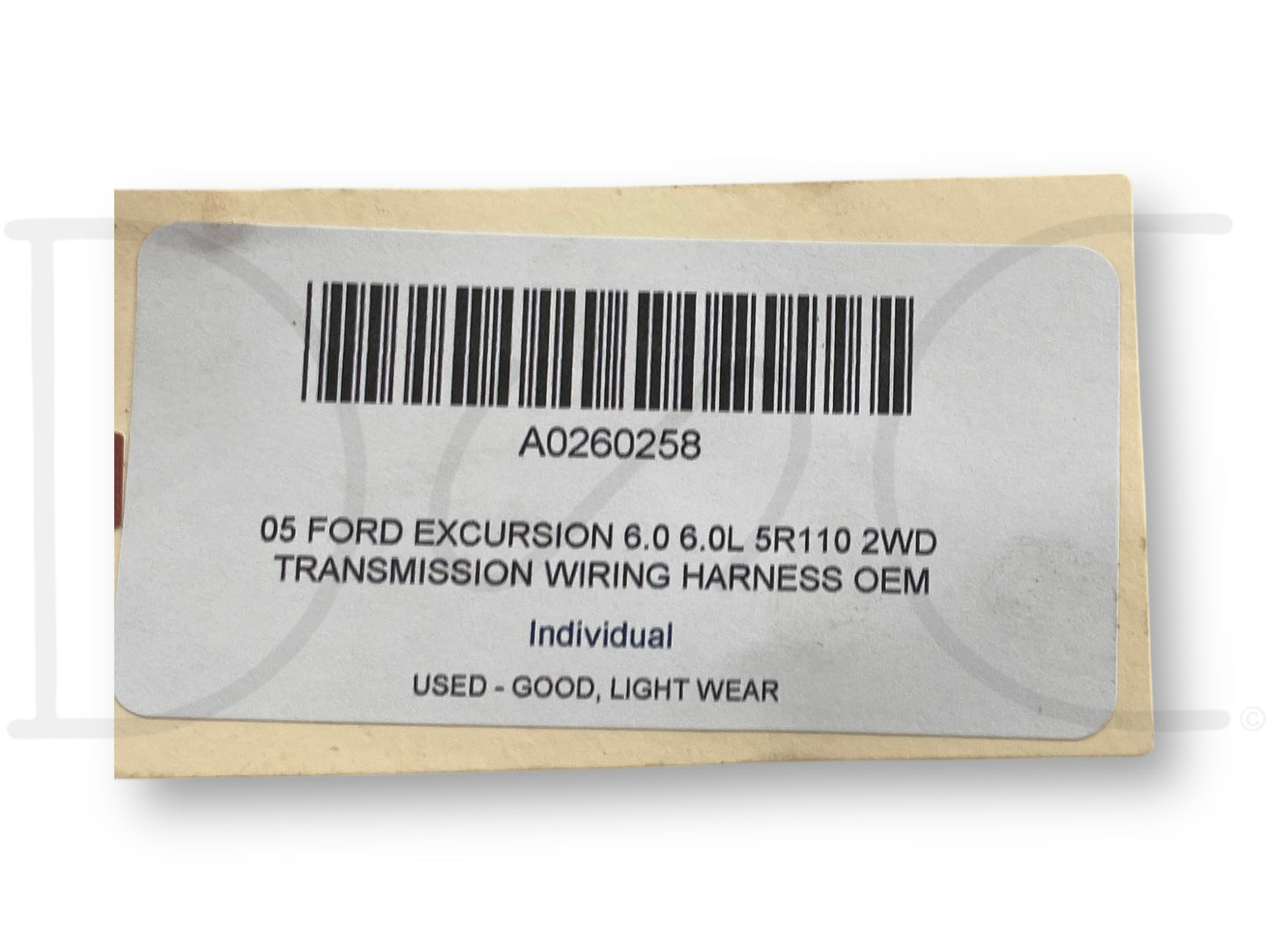 05 Ford Excursion 6.0 6.0L 5R110 2WD Transmission Wiring Harness OEM