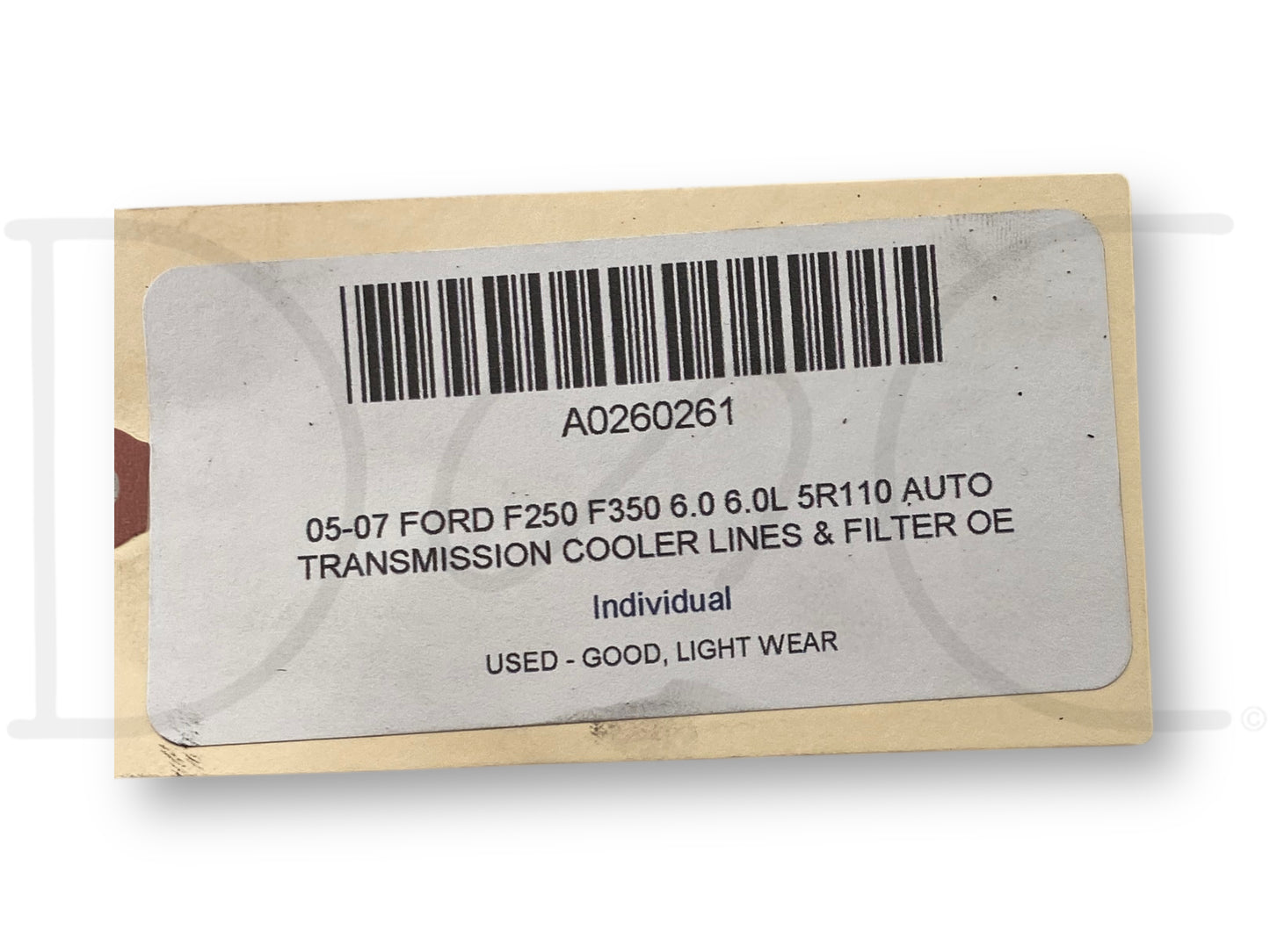 05-07 Ford F250 F350 6.0 6.0L 5R110 Auto Transmission Cooler Lines & Filter OE