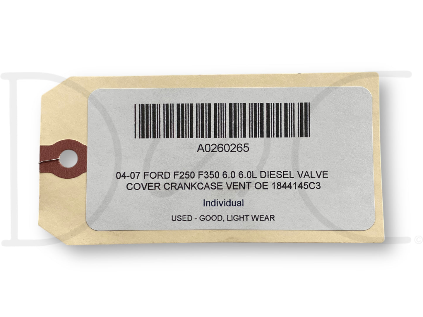 04-07 Ford F250 F350 6.0 6.0L Diesel Valve Cover Crankcase Vent OE 1844145C3