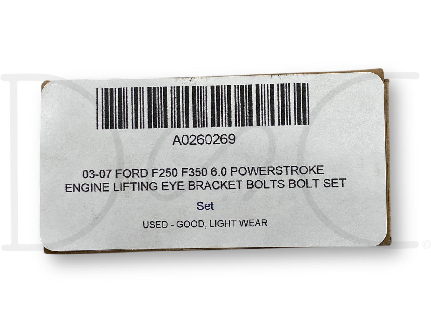 03-07 Ford F250 F350 6.0 Powerstroke Engine Lifting Eye Bracket Bolts Bolt Set