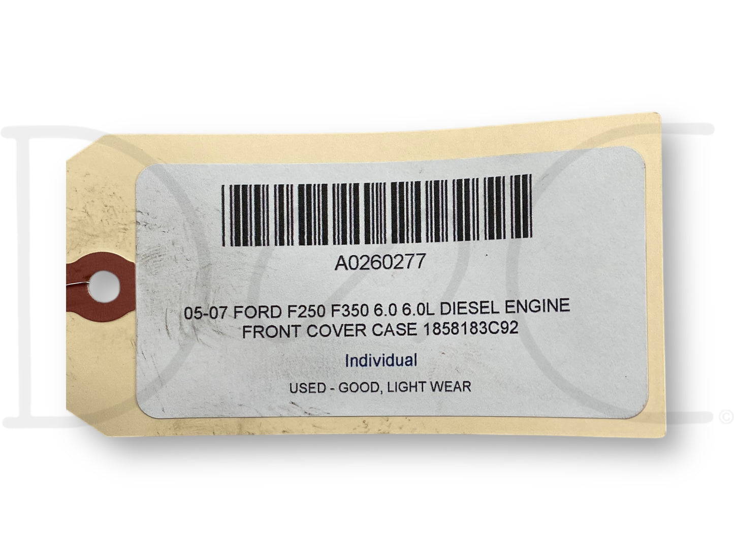 05-07 Ford F250 F350 6.0 6.0L Diesel Engine Front Cover Case 1858183C92