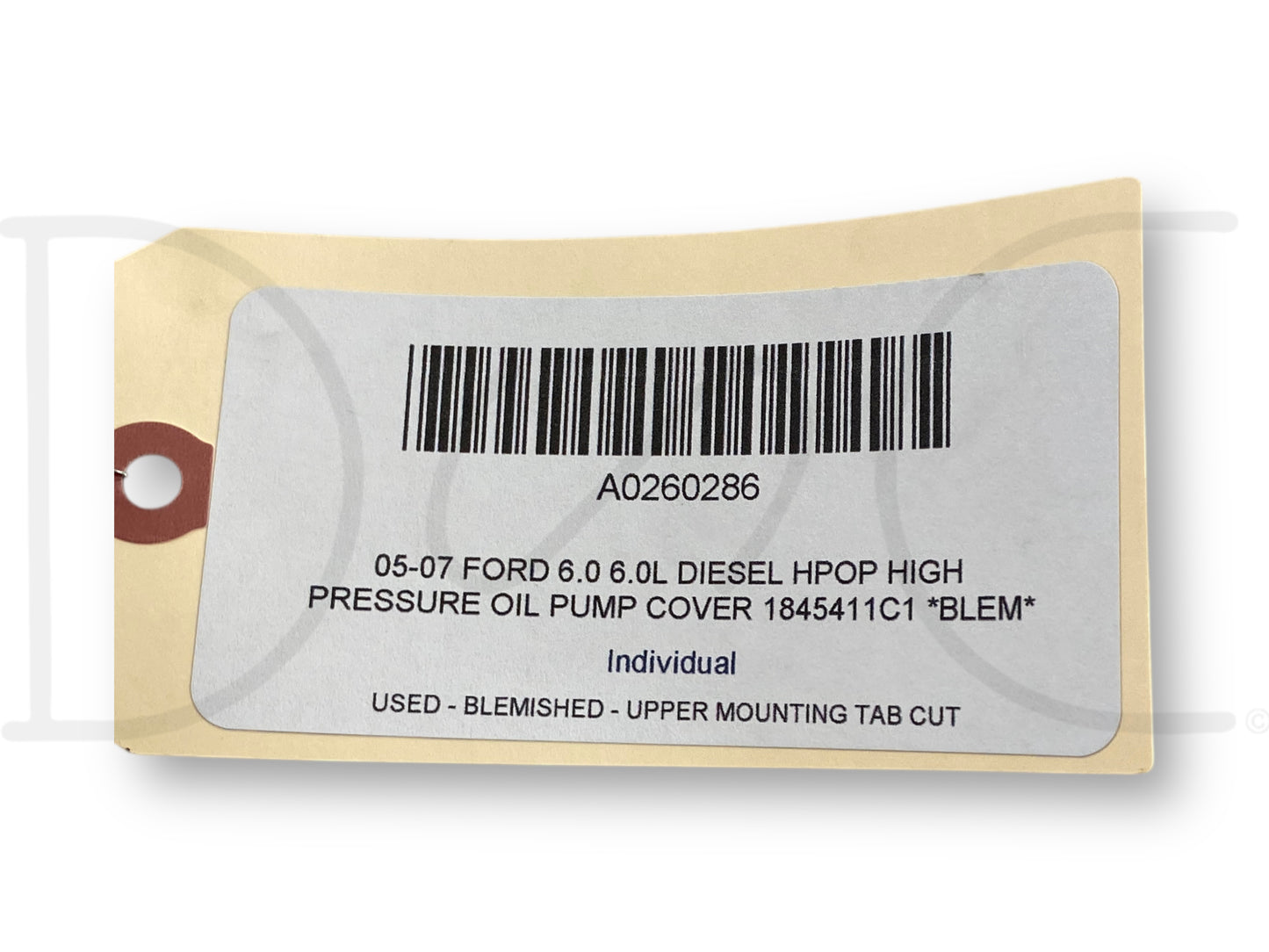 05-07 Ford 6.0 6.0L Diesel HPOP High Pressure Oil Pump Cover 1845411C1 *Blem*