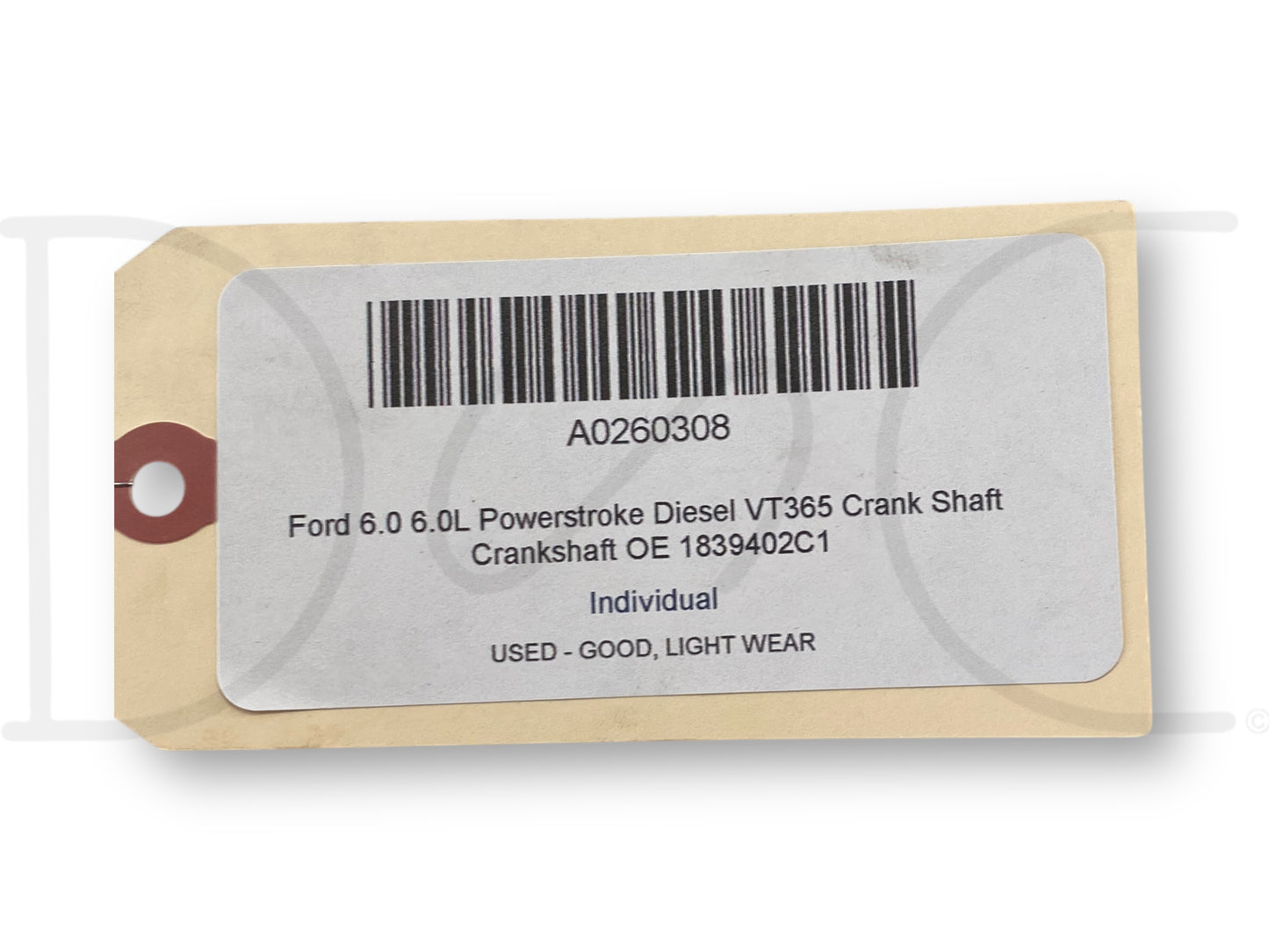 Ford 6.0 6.0L Powerstroke Diesel Vt365 Crank Shaft Crankshaft OE 1839402C1