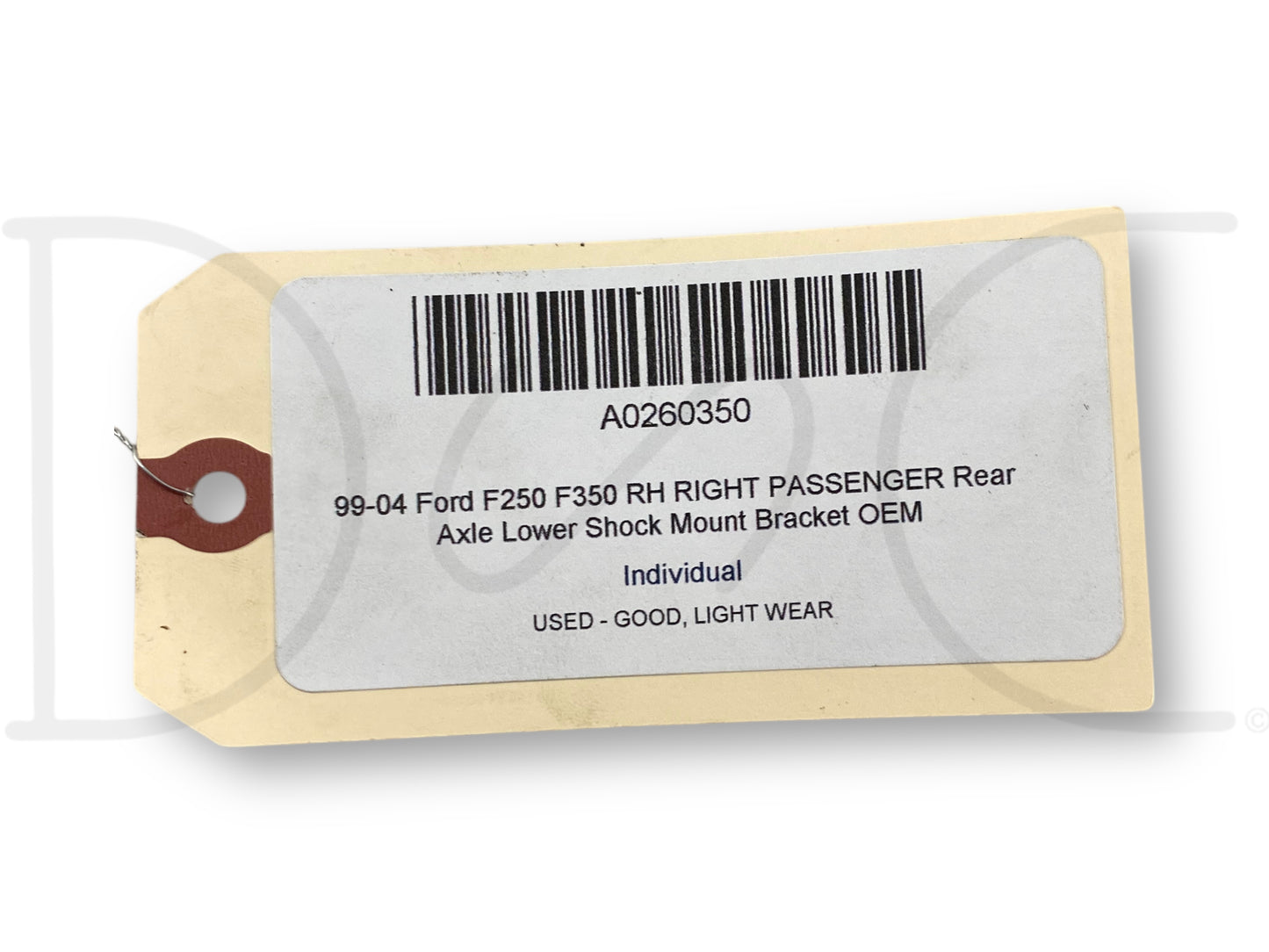 99-04 Ford F250 F350 RH Right Passenger Rear Axle Lower Shock Mount Bracket OEM