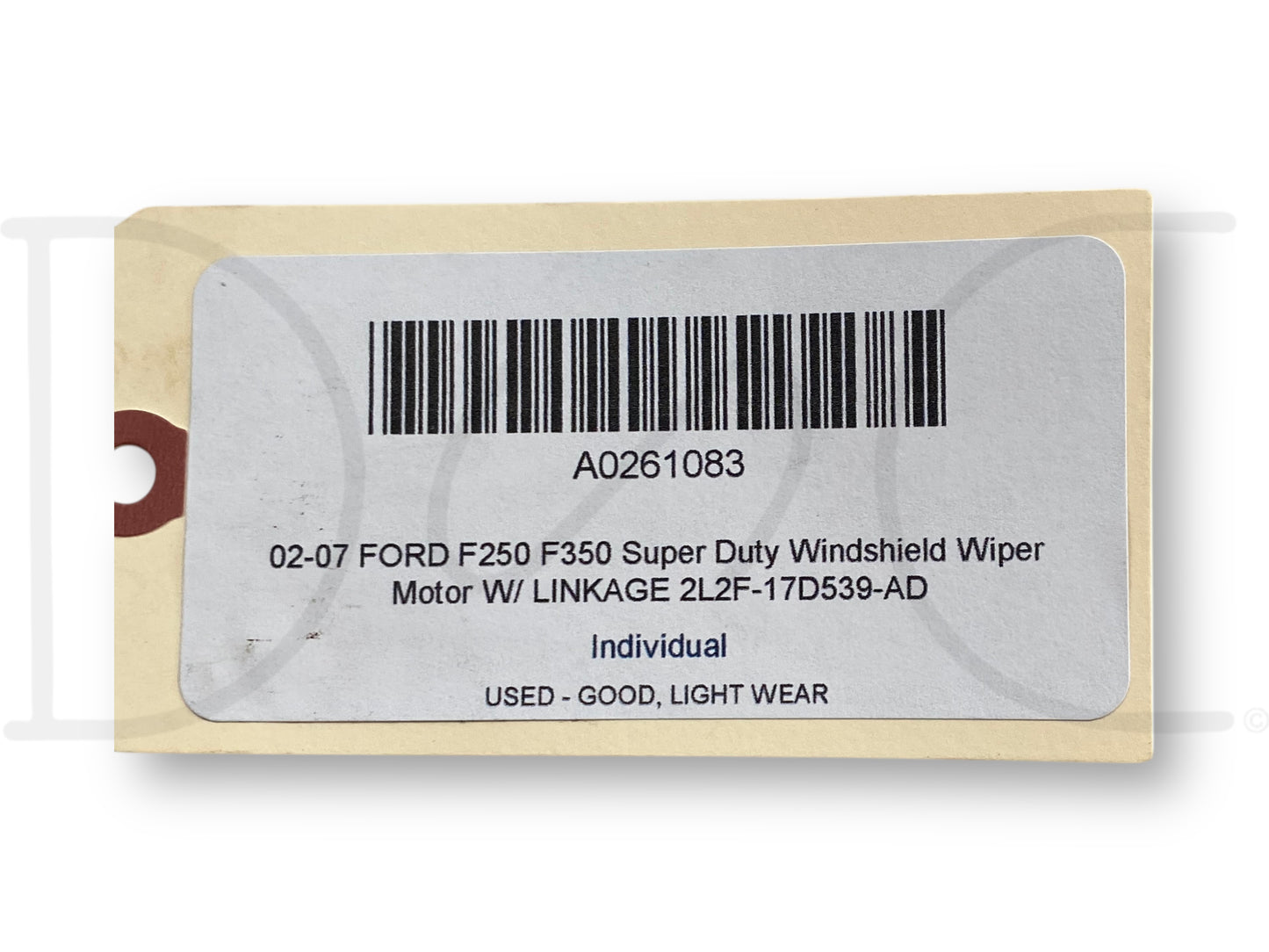 02-07 Ford F250 F350 Super Duty Windshield Wiper Motor W/ Linkage 2L2F-17D539-Ad