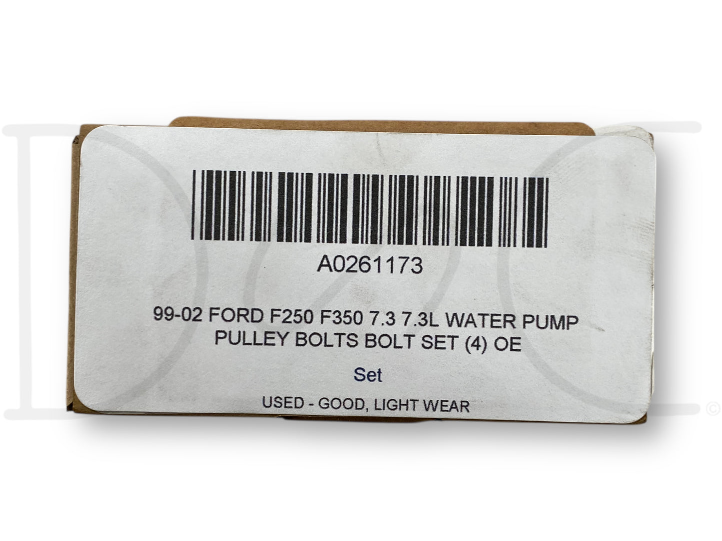 99-02 Ford F250 F350 7.3 7.3L Water Pump Pulley Bolts Bolt Set (4) OE