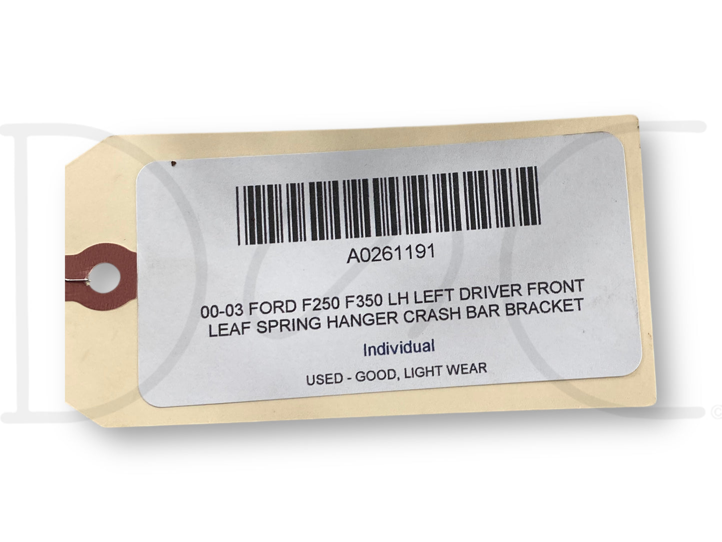 00-03 Ford F250 F350 LH Left Driver Front Leaf Spring Hanger Crash Bar Bracket
