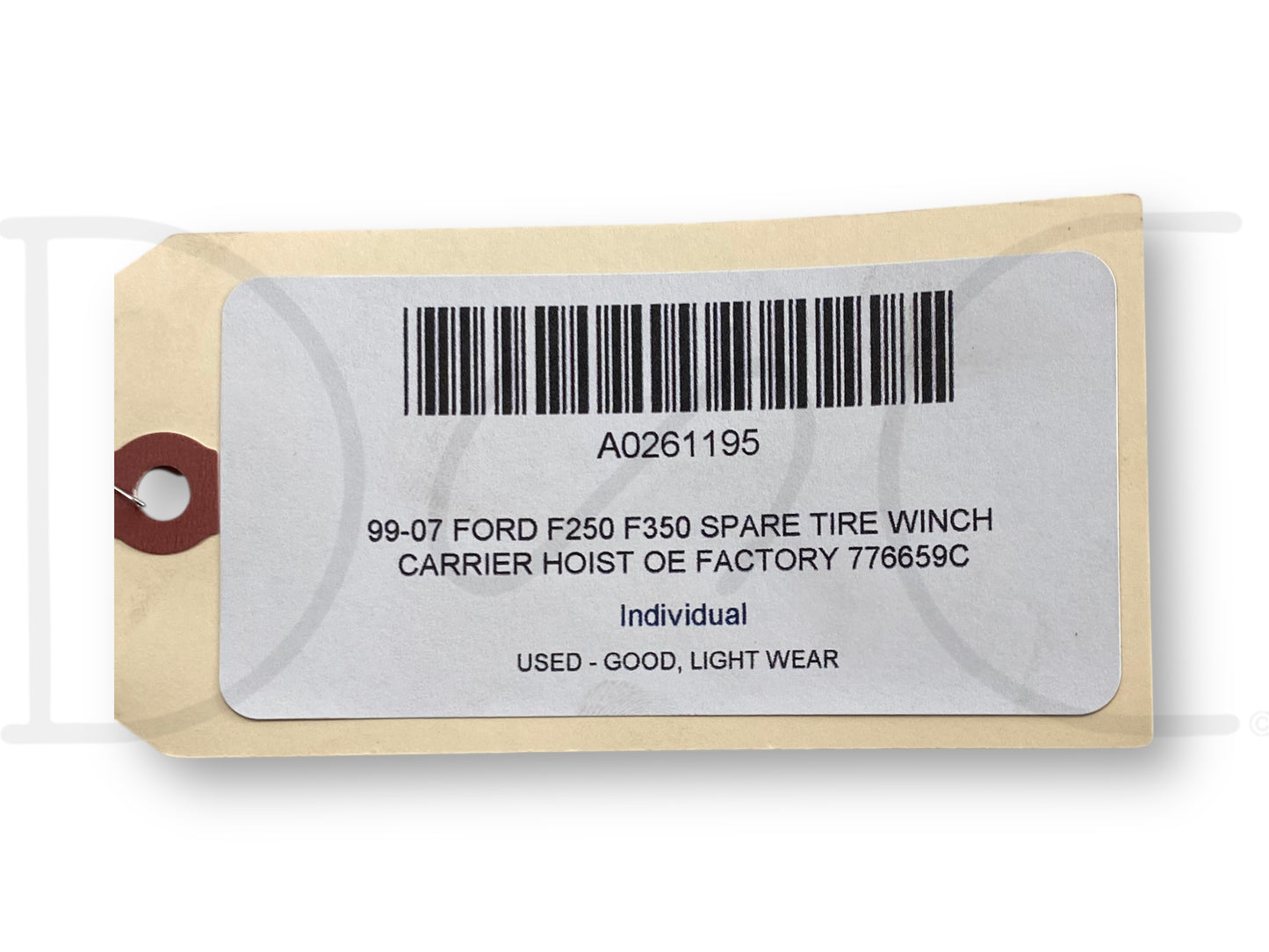 99-07 Ford F250 F350 Spare Tire Winch Carrier Hoist OE Factory 776659C