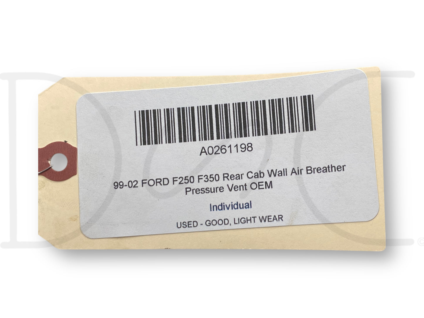 99-02 Ford F250 F350 Rear Cab Wall Air Breather Pressure Vent OEM