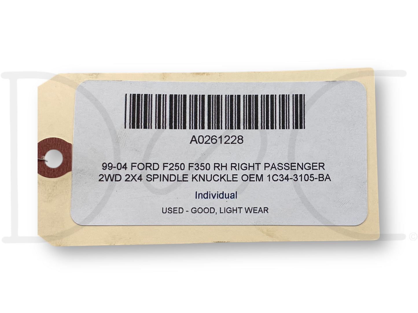 99-04 Ford F250 F350 RH Right Passenger 2WD 2X4 Spindle Knuckle OEM 1C34-3105-BA