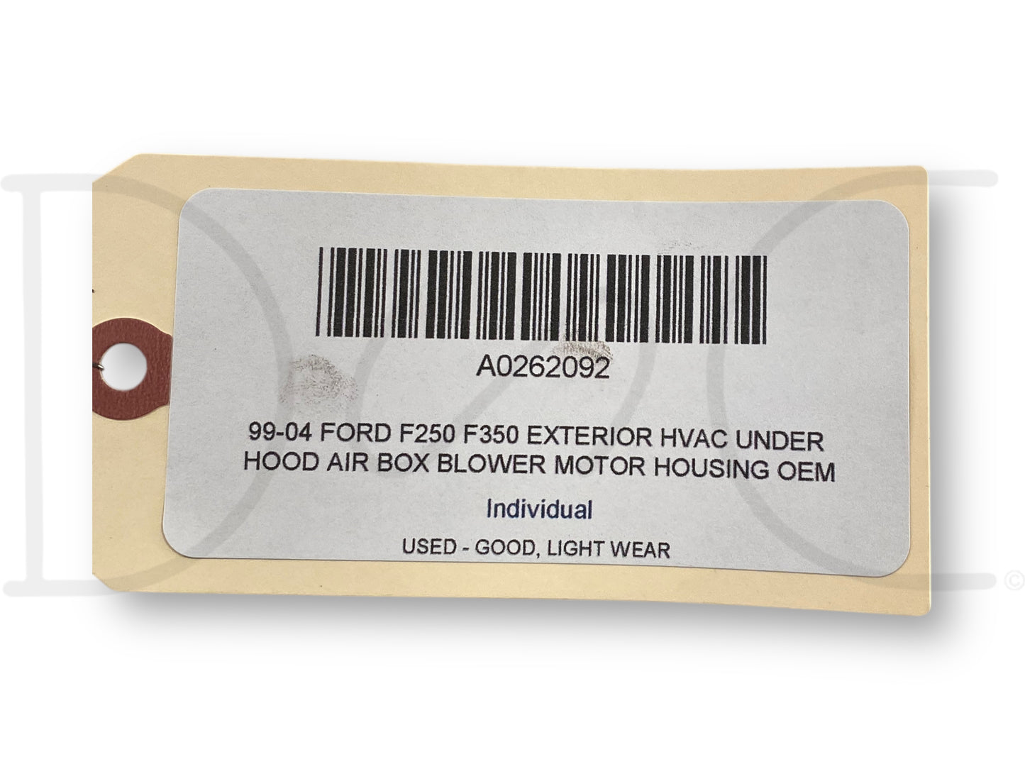99-04 Ford F250 F350 Exterior HVAC Under Hood Air Box Blower Motor Housing OEM
