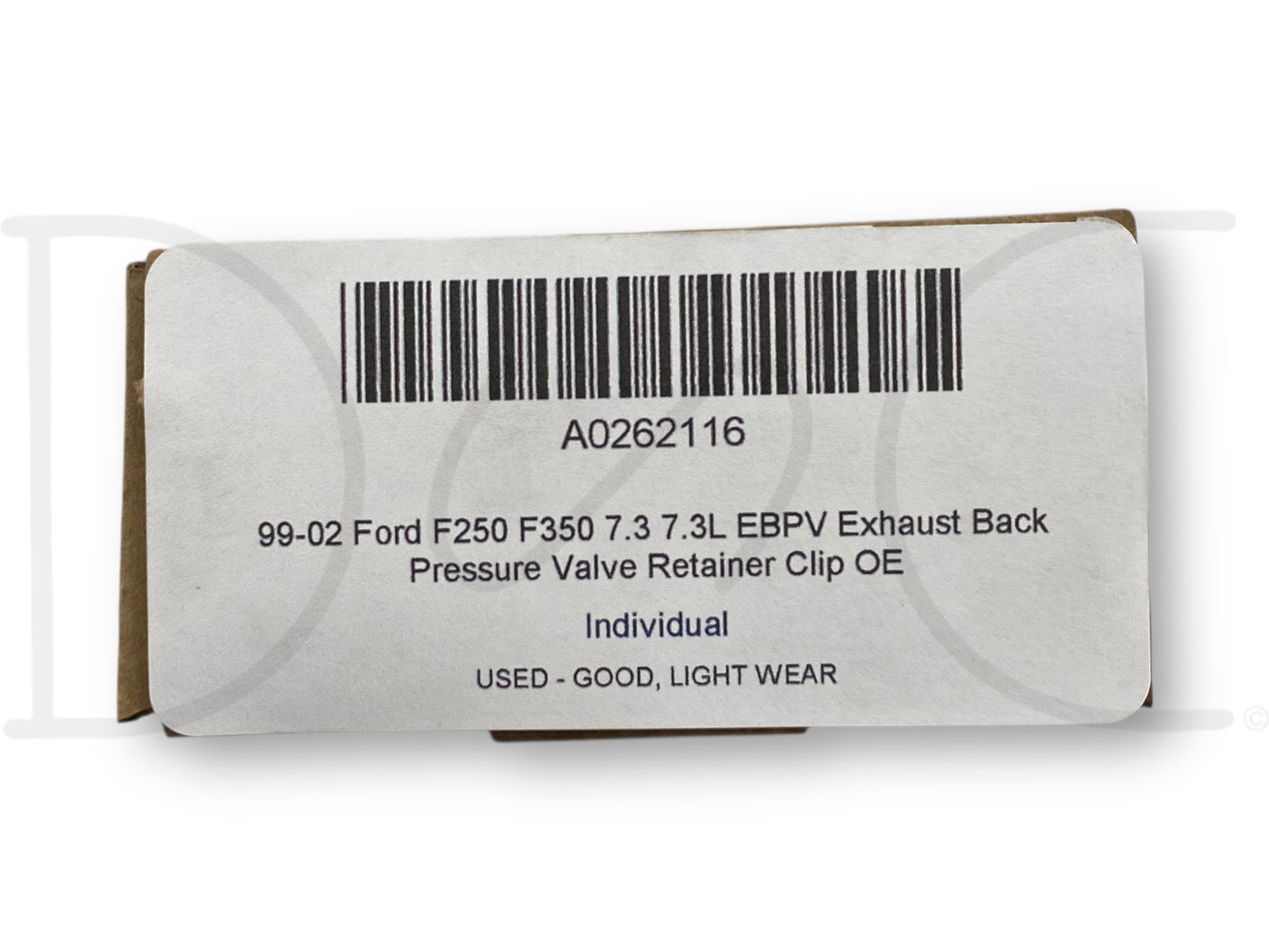 99-02 Ford F250 F350 7.3 7.3L EBPV Exhaust Back Pressure Valve Retainer Clip OE