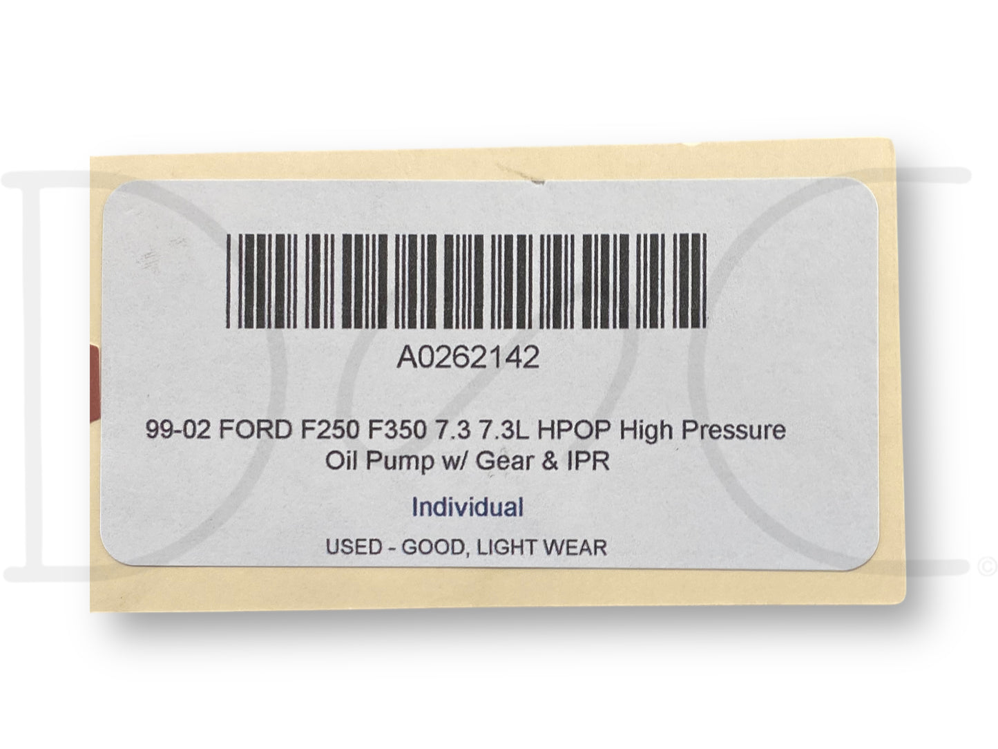 99-02 Ford F250 F350 7.3 7.3L HPOP High Pressure Oil Pump W/ Gear & IPR