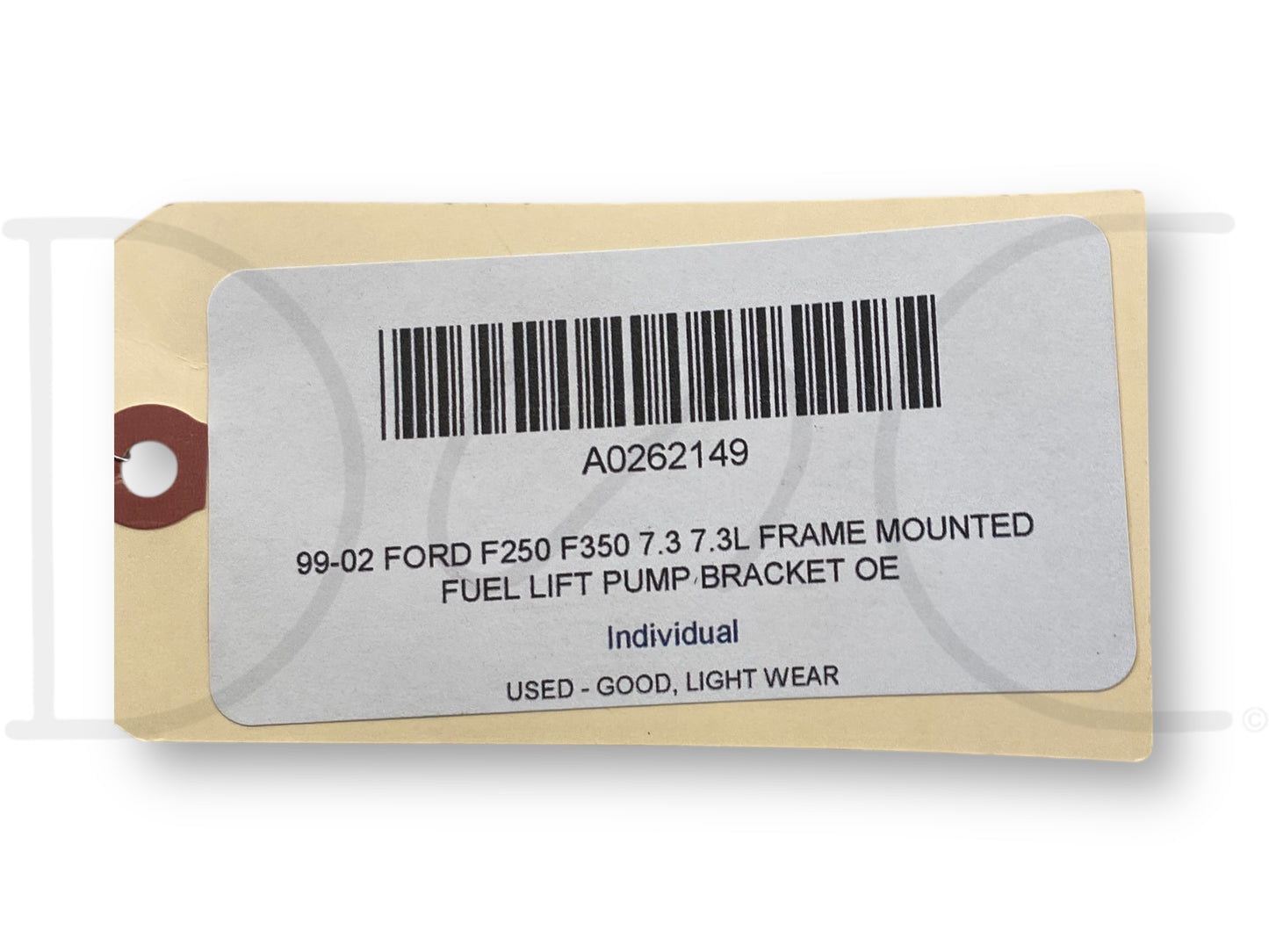 99-02 Ford F250 F350 7.3 7.3L Frame Mounted Fuel Lift Pump Bracket OE