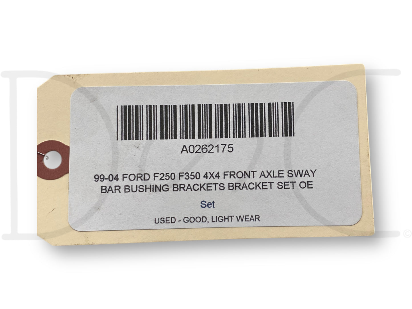 99-04 Ford F250 F350 4X4 Front Axle Sway Bar Bushing Brackets Bracket Set OE