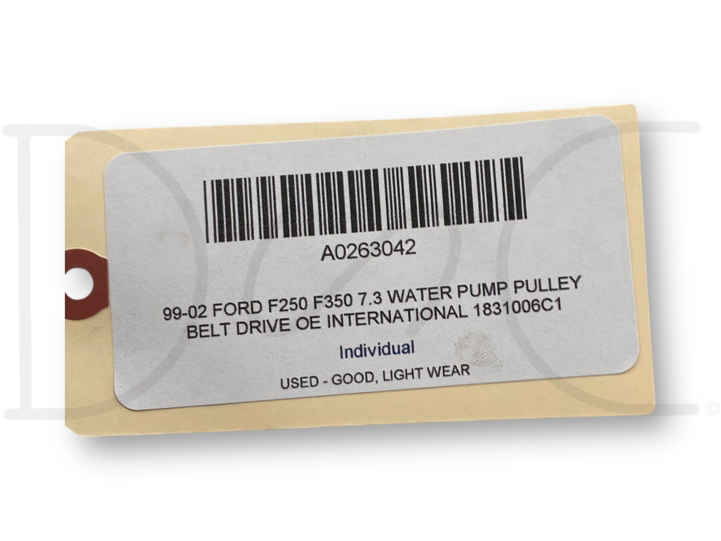 99-02 Ford F250 F350 7.3 Water Pump Pulley Belt Drive OE International 1831006C1