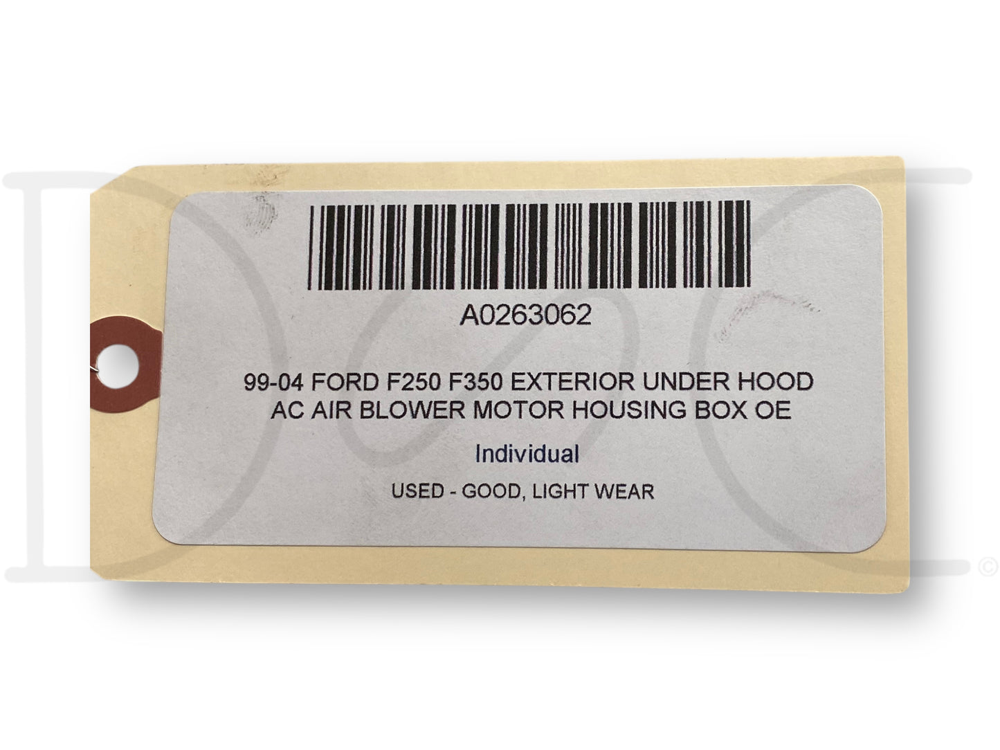 99-04 Ford F250 F350 Exterior Under Hood Ac Air Blower Motor Housing Box OE