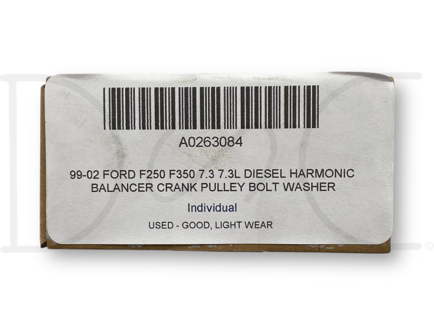 99-02 Ford F250 F350 7.3 7.3L Diesel Harmonic Balancer Crank Pulley Bolt Washer